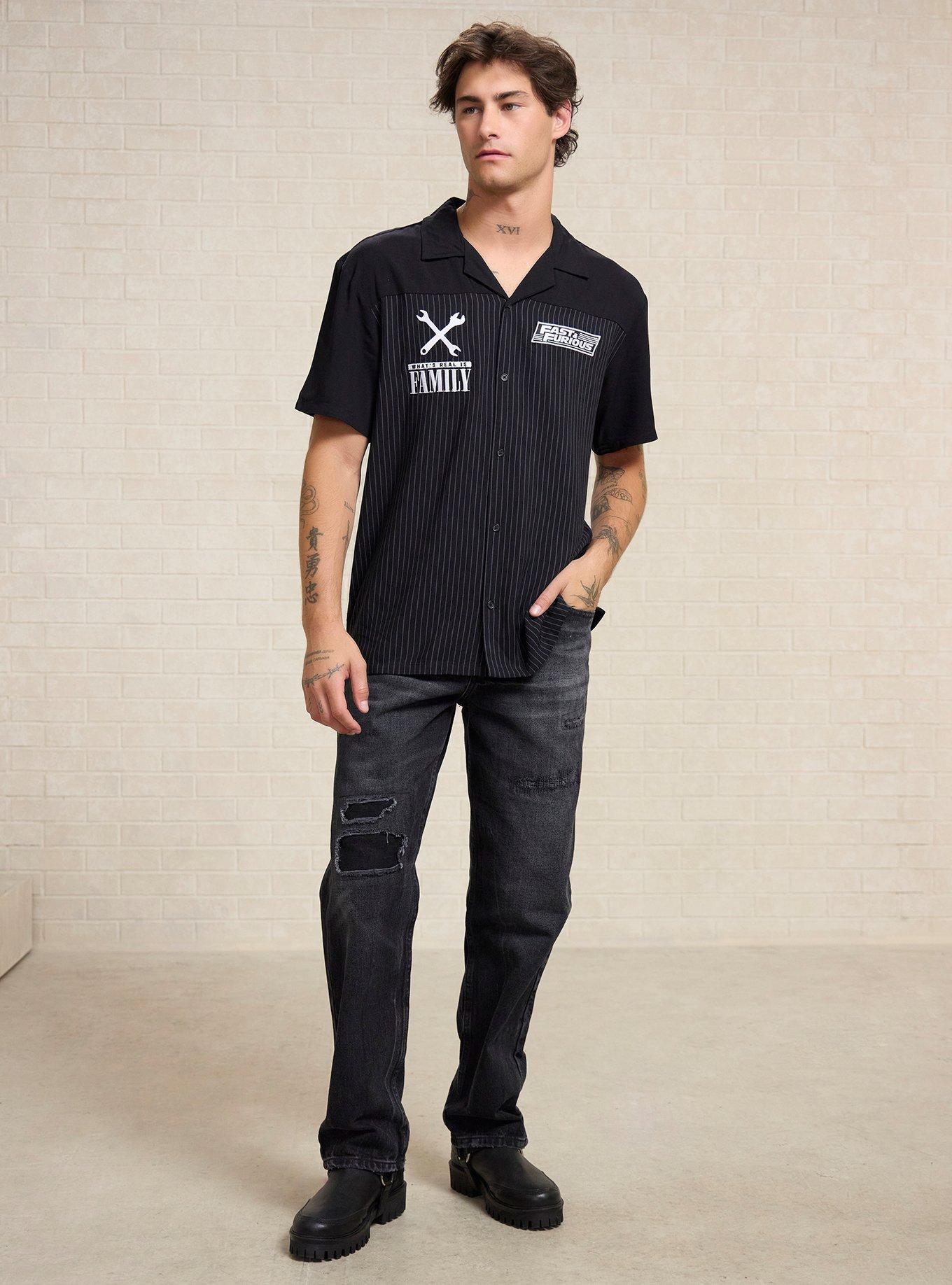 Fast & Furious Toretto's Muscle Car Club Mechanic Button-Up - BoxLunch Exclusive