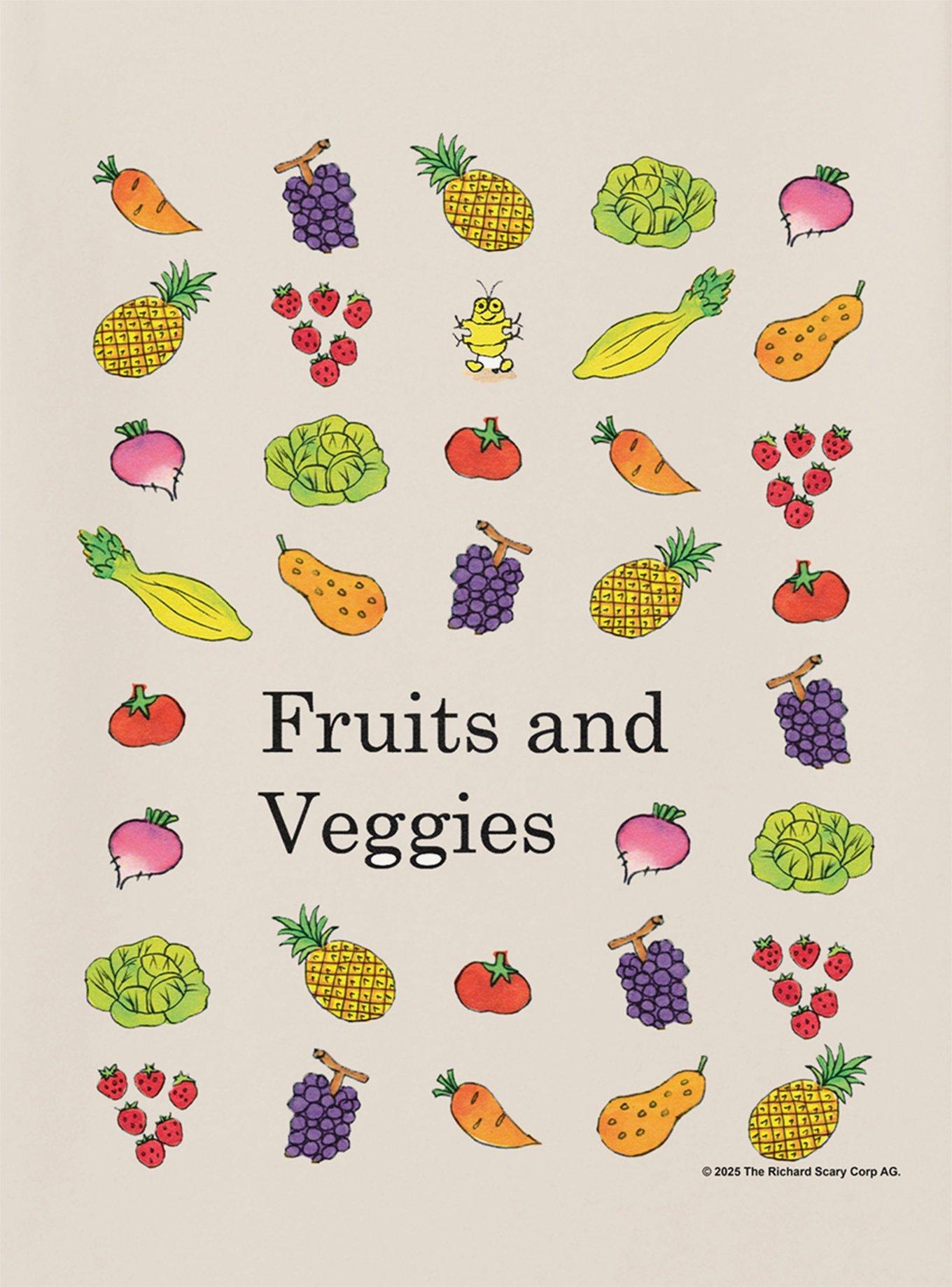 Richard Scarry Fruits And Veggies T-Shirt, , hi-res