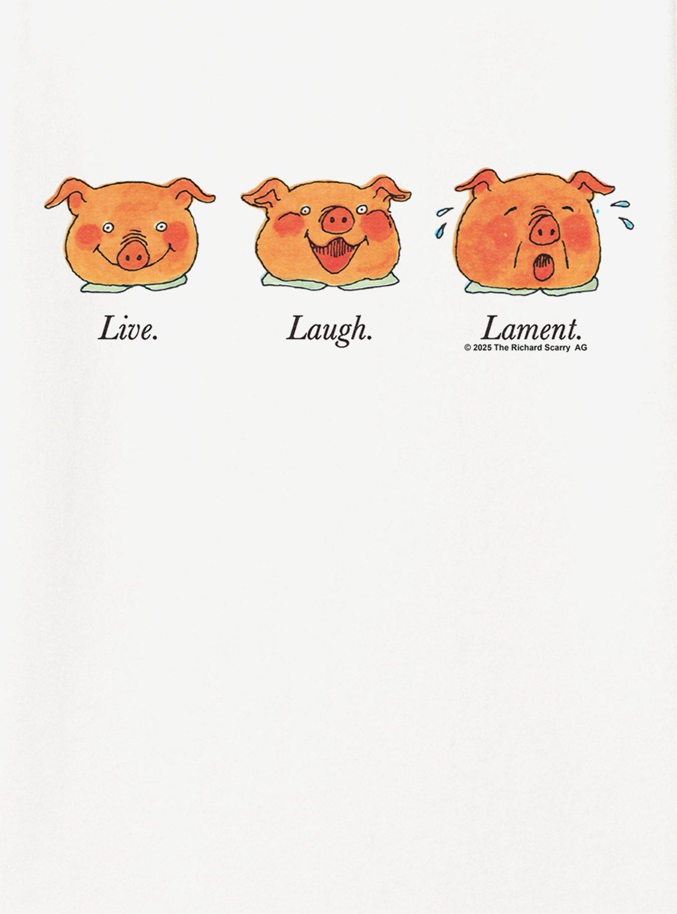 Richard Scarry Live, Laugh, Lament Pigs T-Shirt, , hi-res