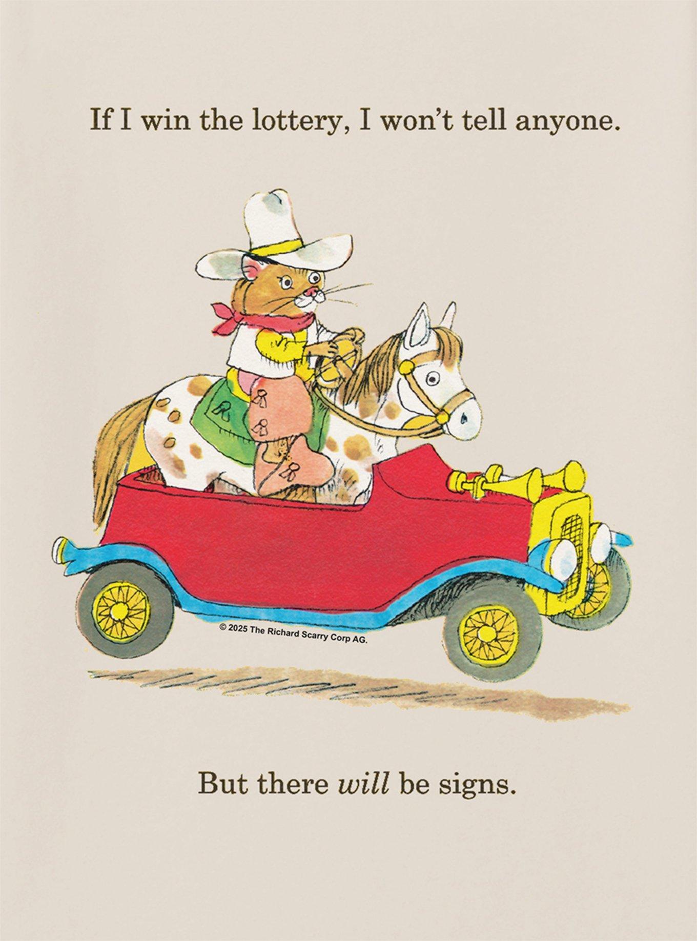 Richard Scarry Lottery Hints T-Shirt, , hi-res