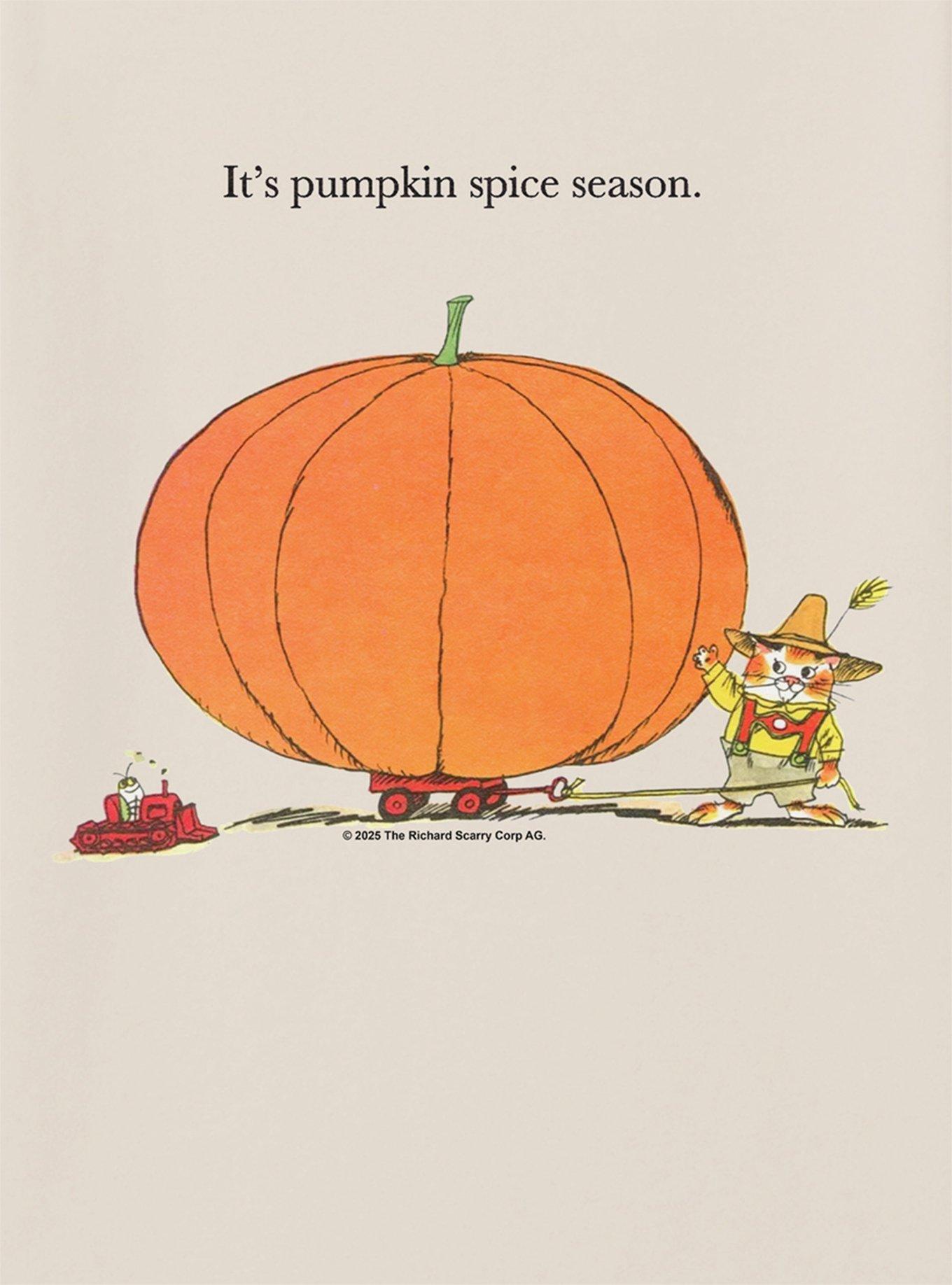 Richard Scarry Pumpkin Spice Season T-Shirt, , hi-res