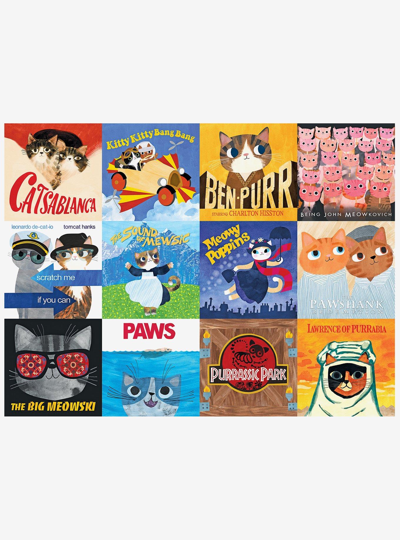 Artsy Pets Movie Cats Puzzle, , alternate