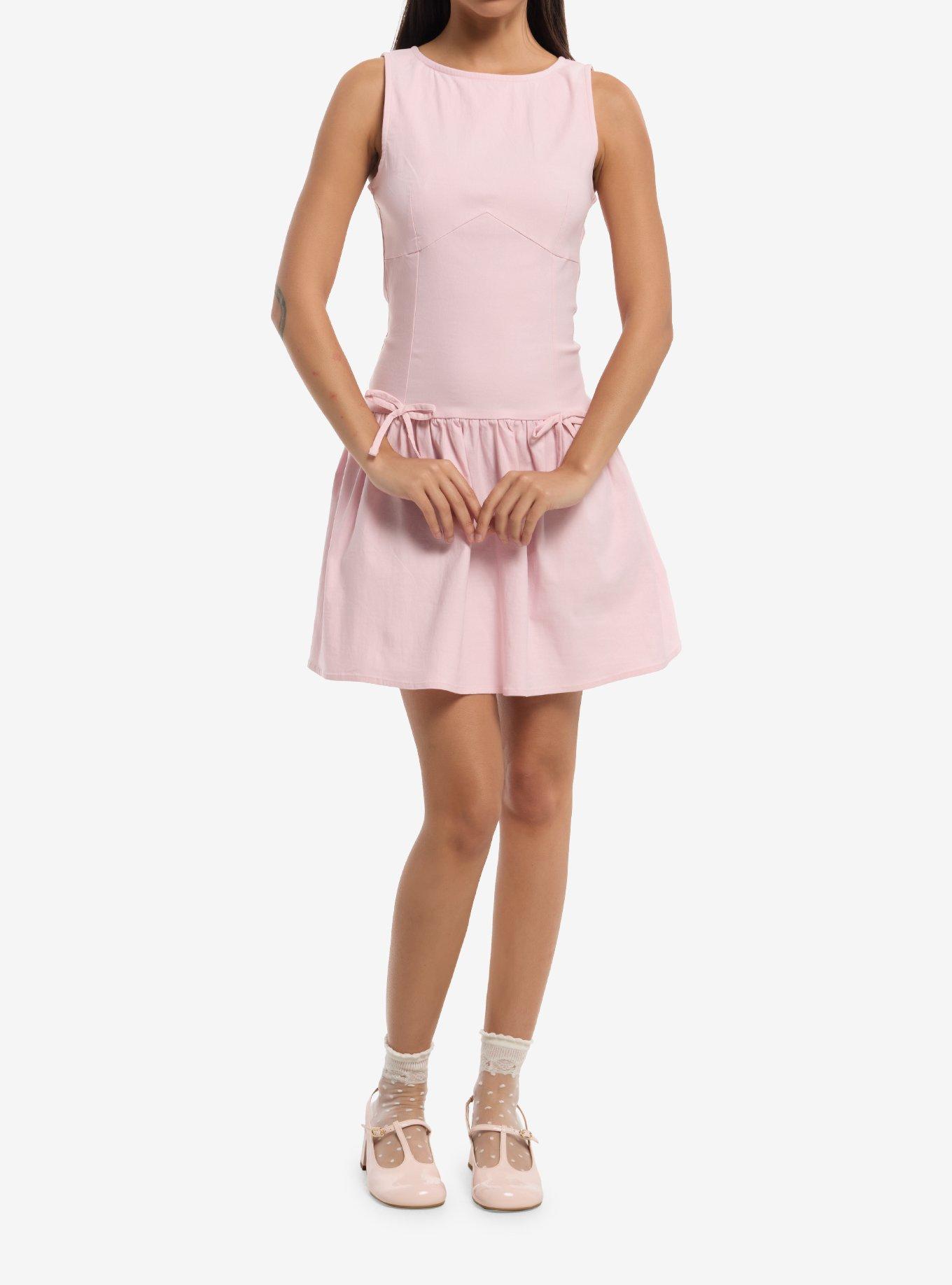 Sweet Society Pink Bow Dress, , hi-res