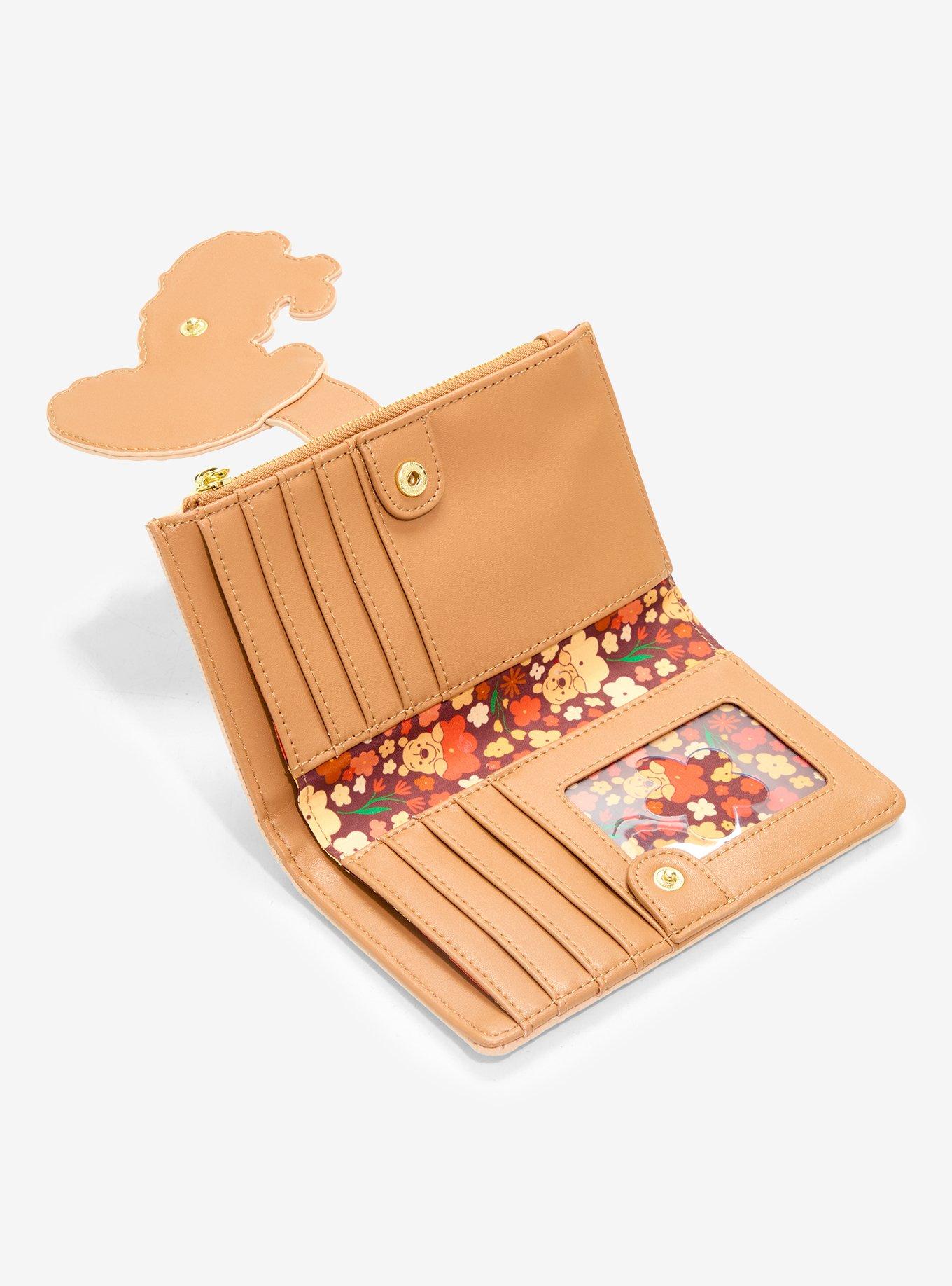 Loungefly Disney Winnie the Pooh Floral Zip Wallet &mdash; BoxLunch Exclusive, , alternate - view 4