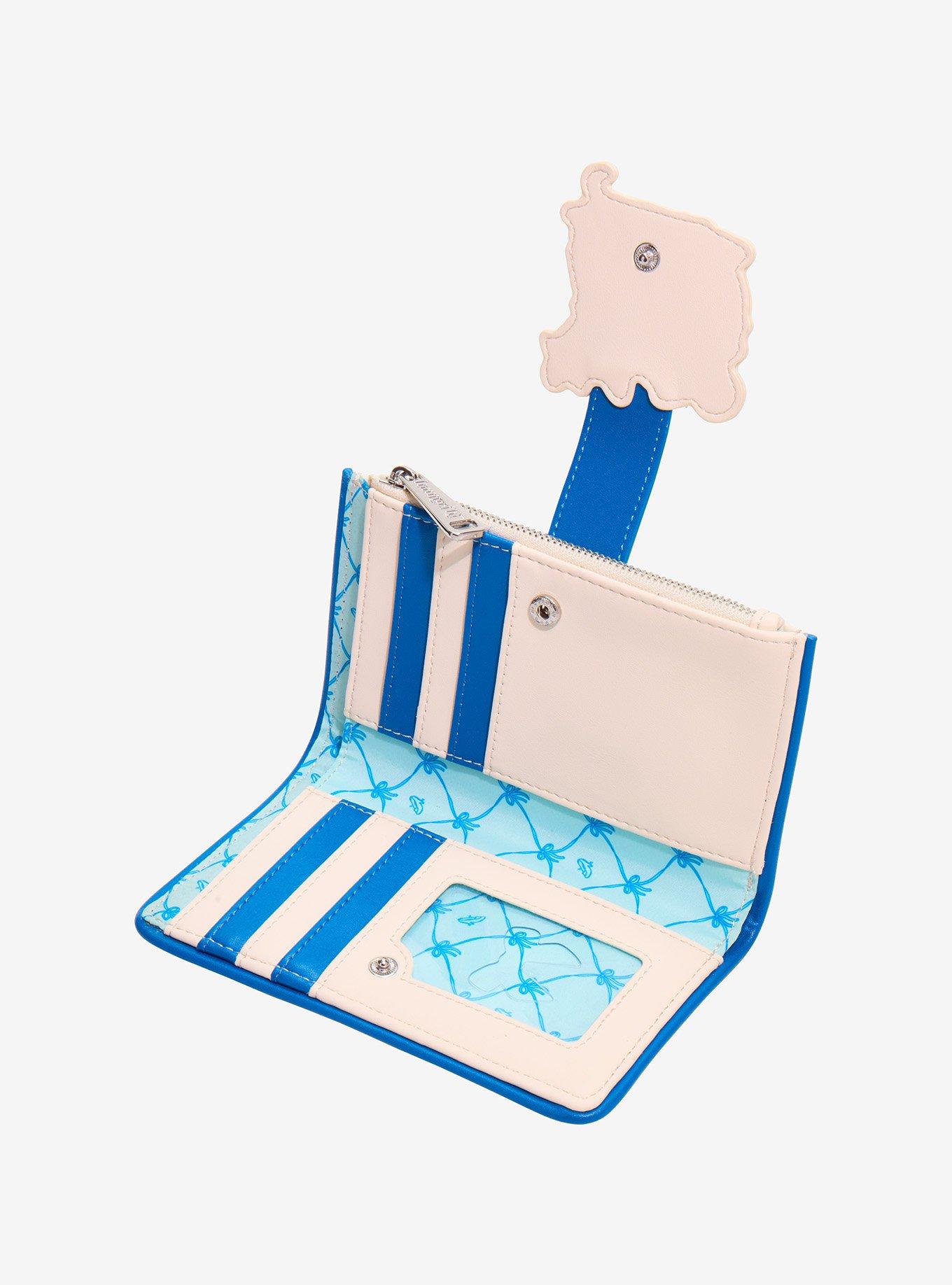 Loungefly Disney Cinderella Tonal Floral Jaq & Gus Wallet - BoxLunch Exclusive