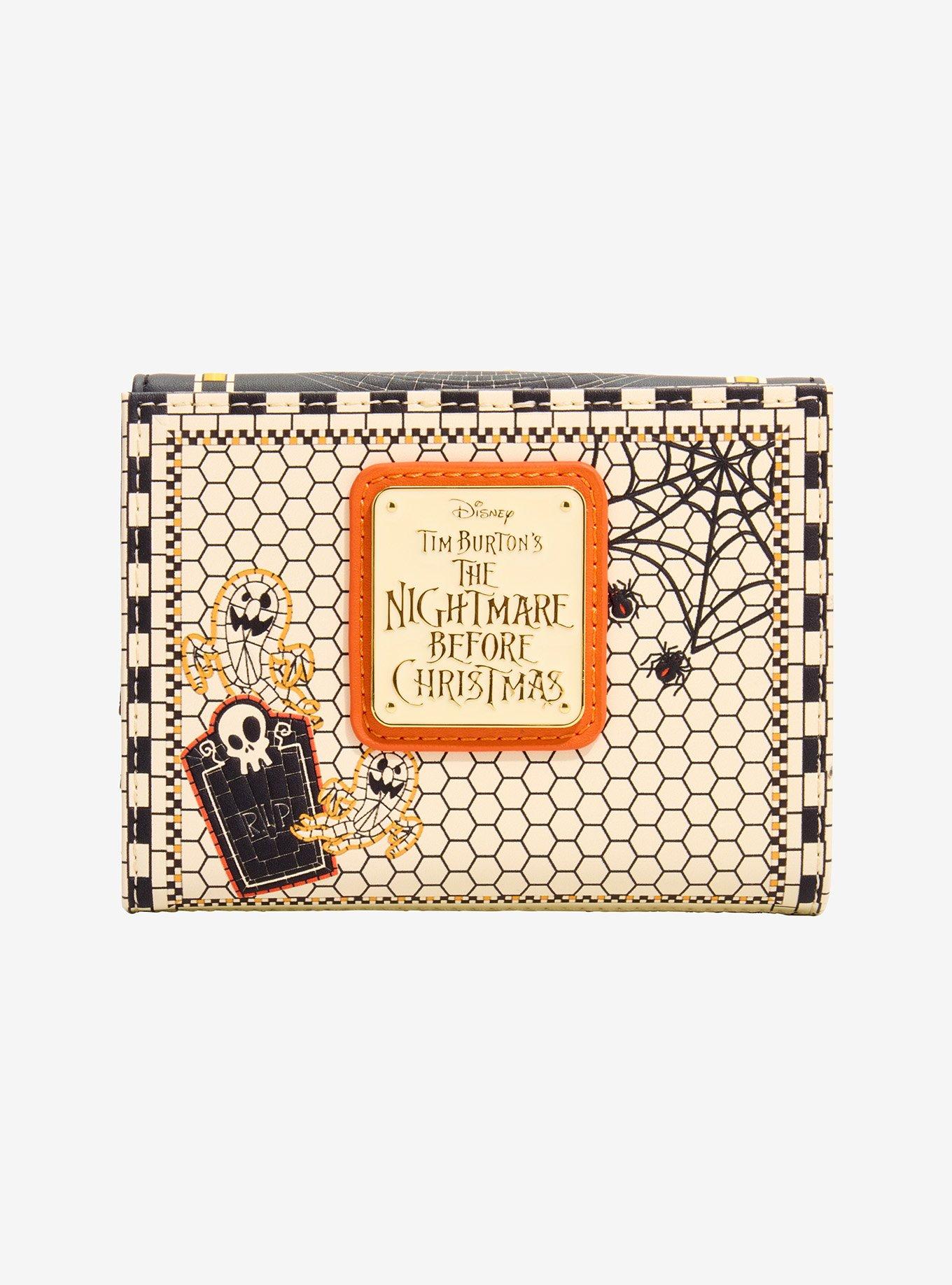 Loungefly Disney The Nightmare Before Christmas Mosaic Hill Scene Wallet - BoxLunch Exclusive, , alternate - view 3