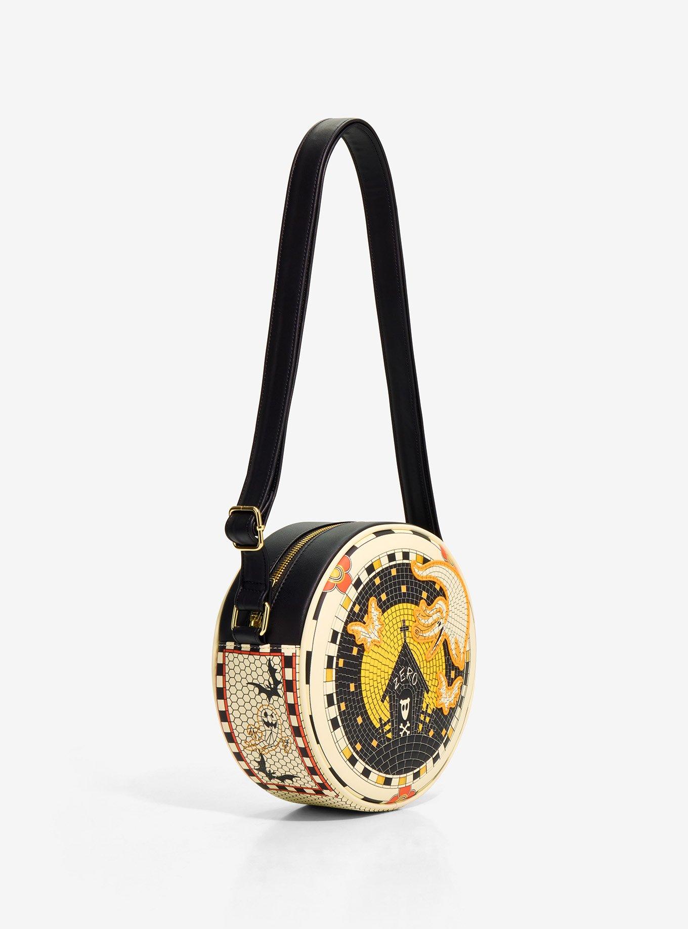 Loungefly Disney The Nightmare Before Christmas Zero Mosaic Crossbody Bag - BoxLunch Exclusive, , hi-res