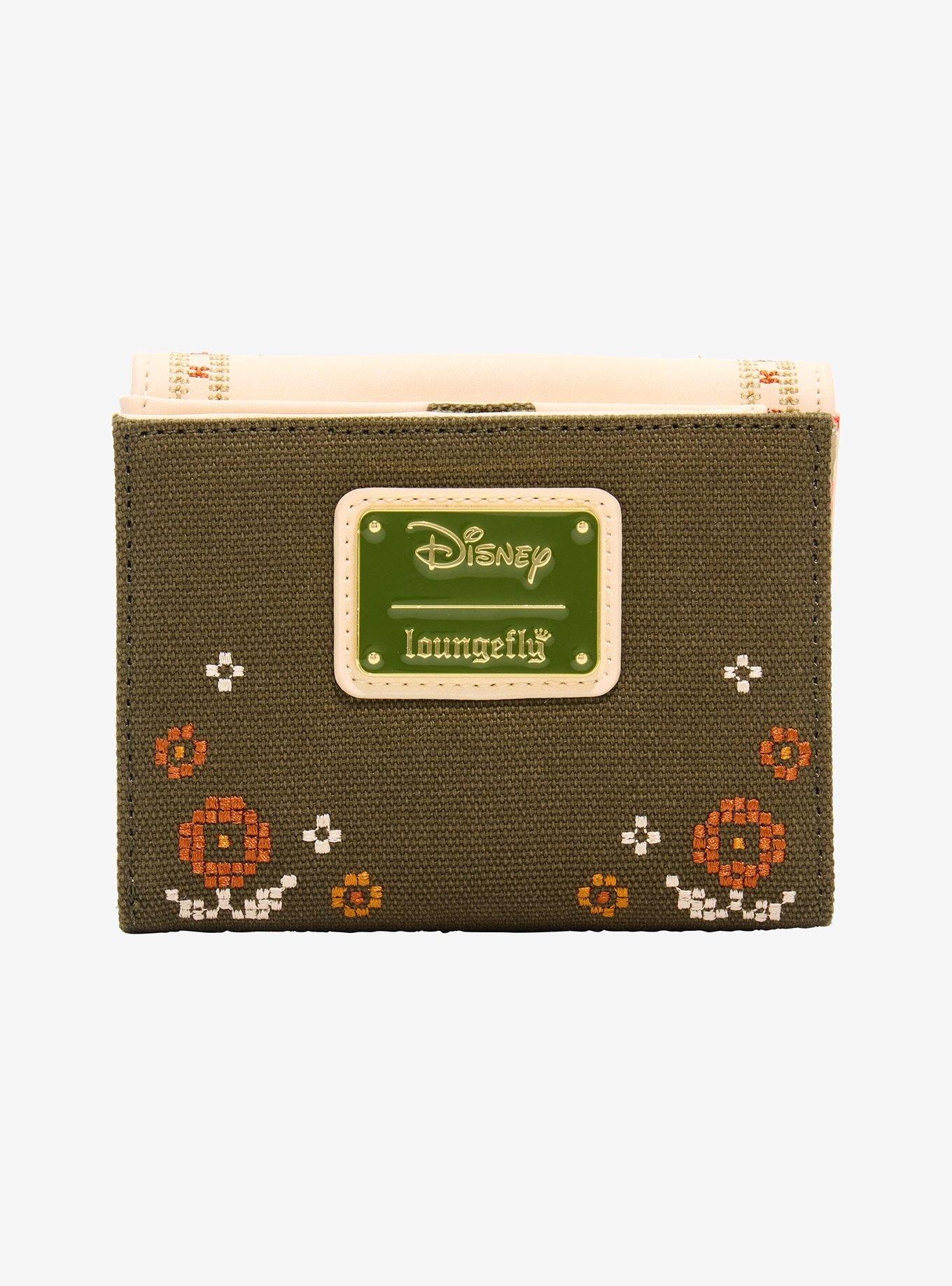 Loungefly Disney Winnie the Pooh Floral Cross Stitch Wallet - BoxLunch Exclusive