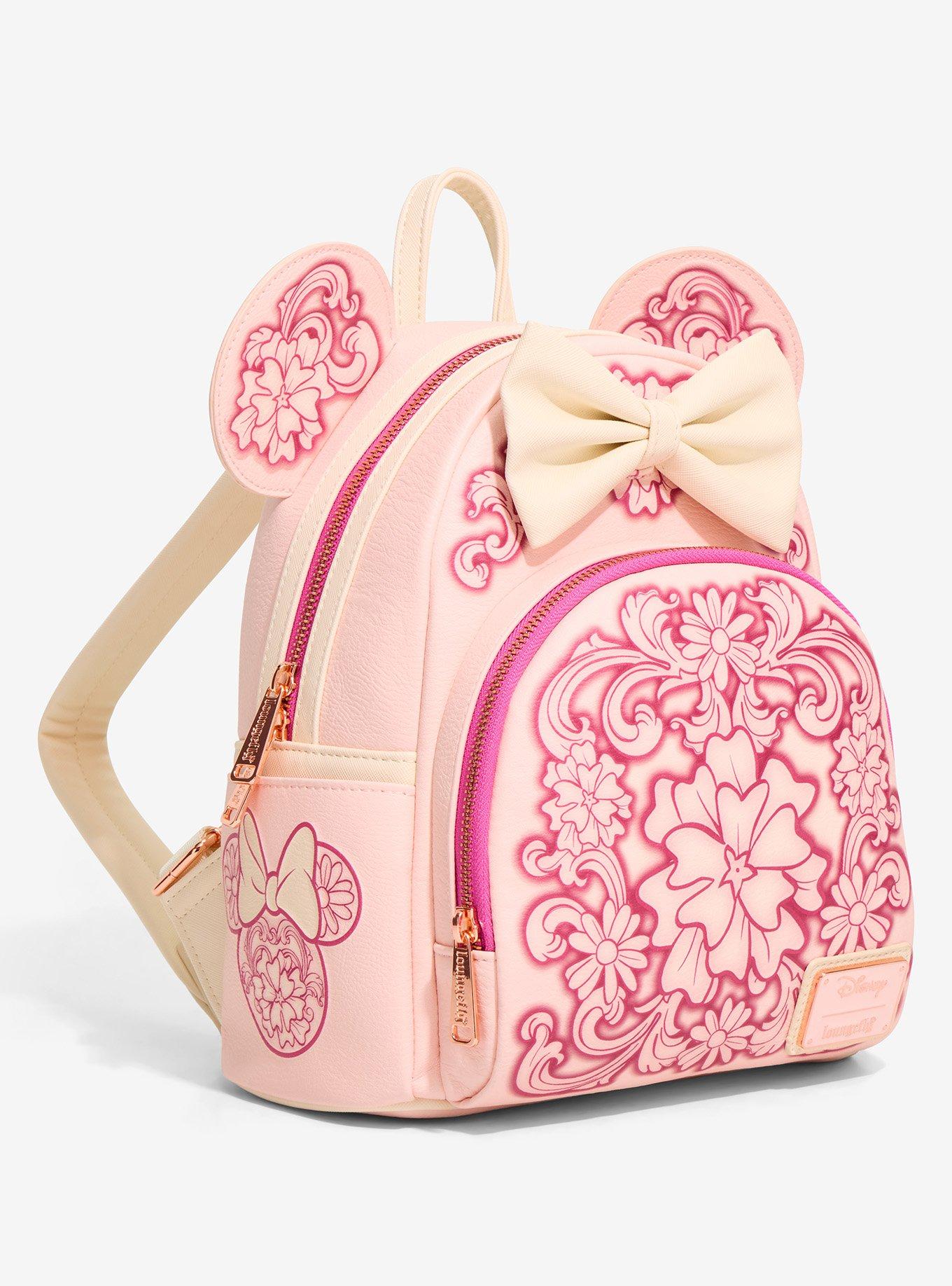 Loungefly Disney Minnie Mouse Floral Ears Mini Backpack - BoxLunch Exclusive, , alternate - view 2
