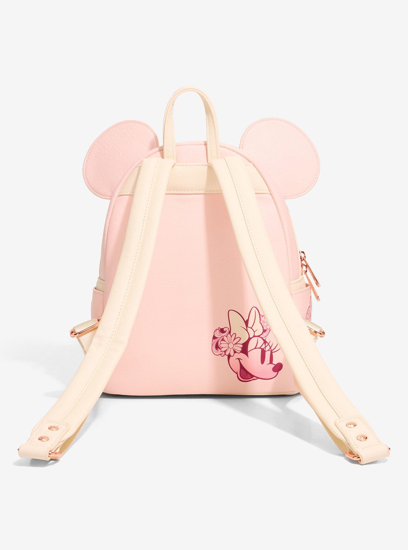 Loungefly Disney Minnie Mouse Floral Ears Mini Backpack - BoxLunch Exclusive, , alternate - view 3