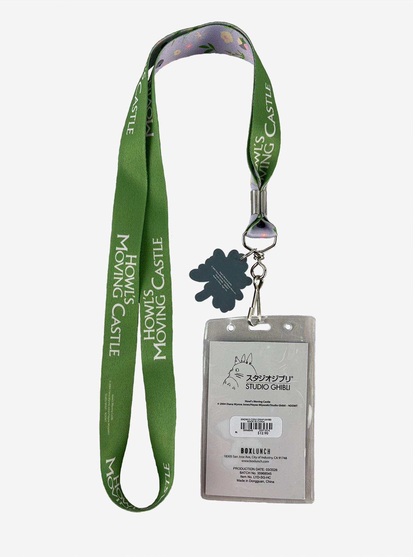 Studio Ghibli&reg; Howl's Moving Castle Floral Lanyard &mdash; BoxLunch Exclusive, , hi-res