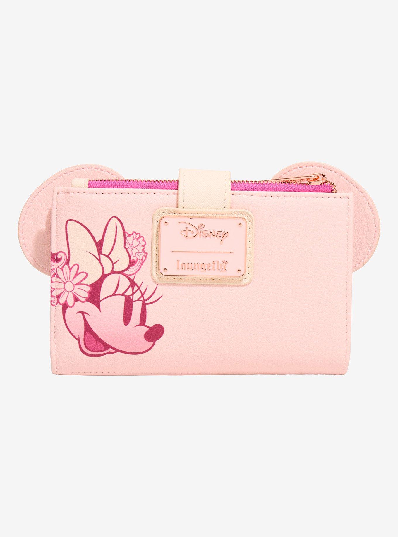 Loungefly Disney Minnie Mouse Foral Ears Wallet - BoxLunch Exclusive, , alternate - view 3
