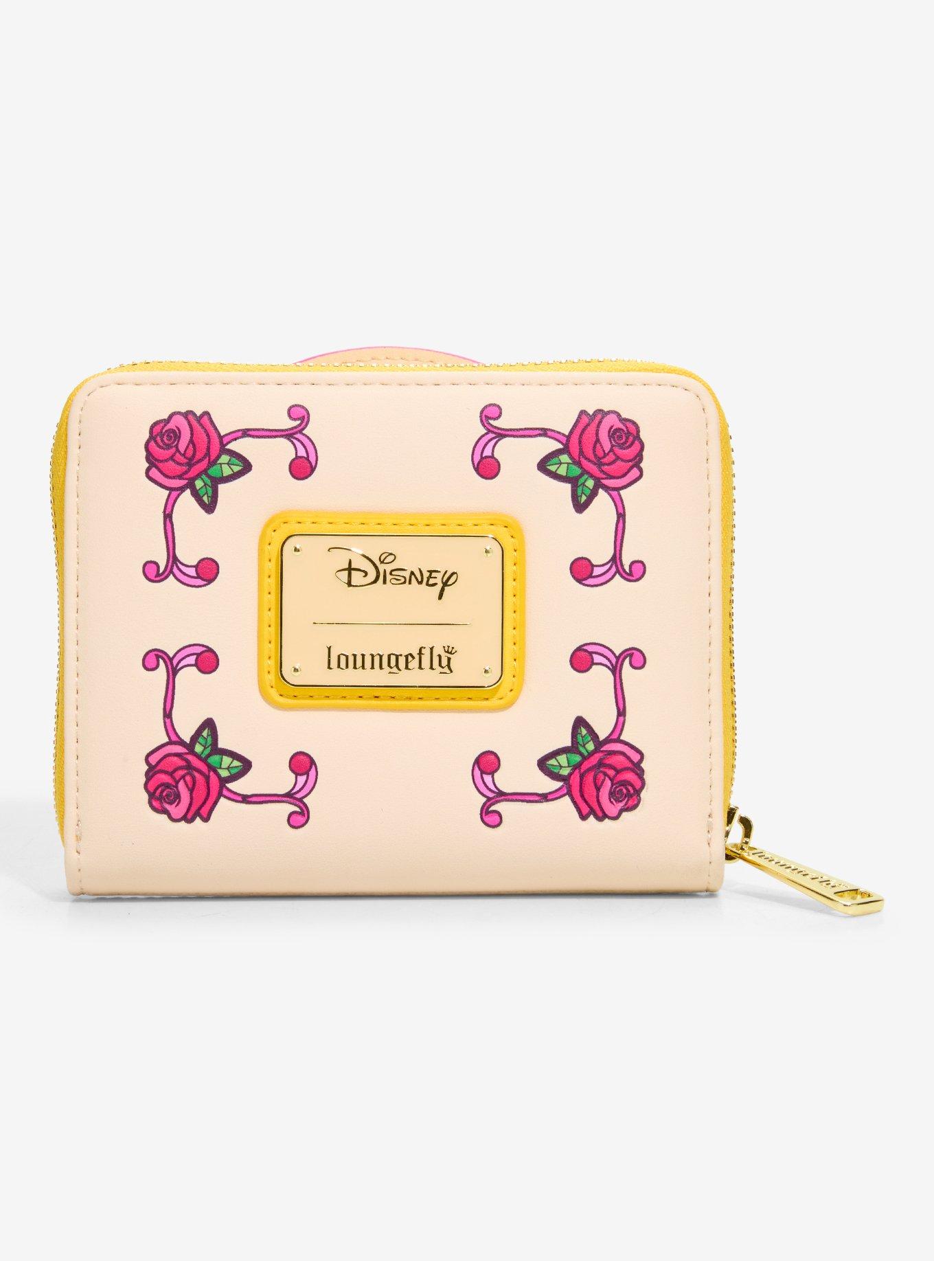Loungefly Disney Beauty and the Beast Belle Stained Glass Zip Wallet &mdash; BoxLunch Exclusive, , alternate - view 3