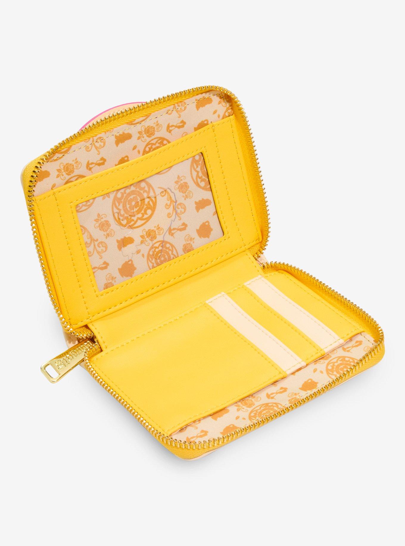 Loungefly Disney Beauty and the Beast Belle Stained Glass Zip Wallet &mdash; BoxLunch Exclusive, , alternate - view 4
