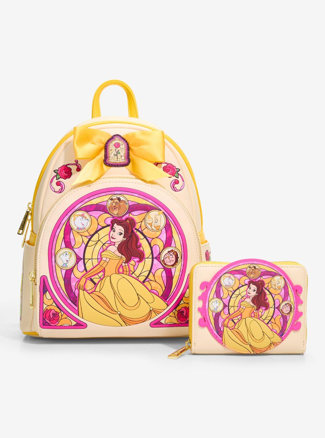 Loungefly Disney Beauty and the Beast Belle Stained Glass Zip Wallet &mdash; BoxLunch Exclusive, , alternate - view 5