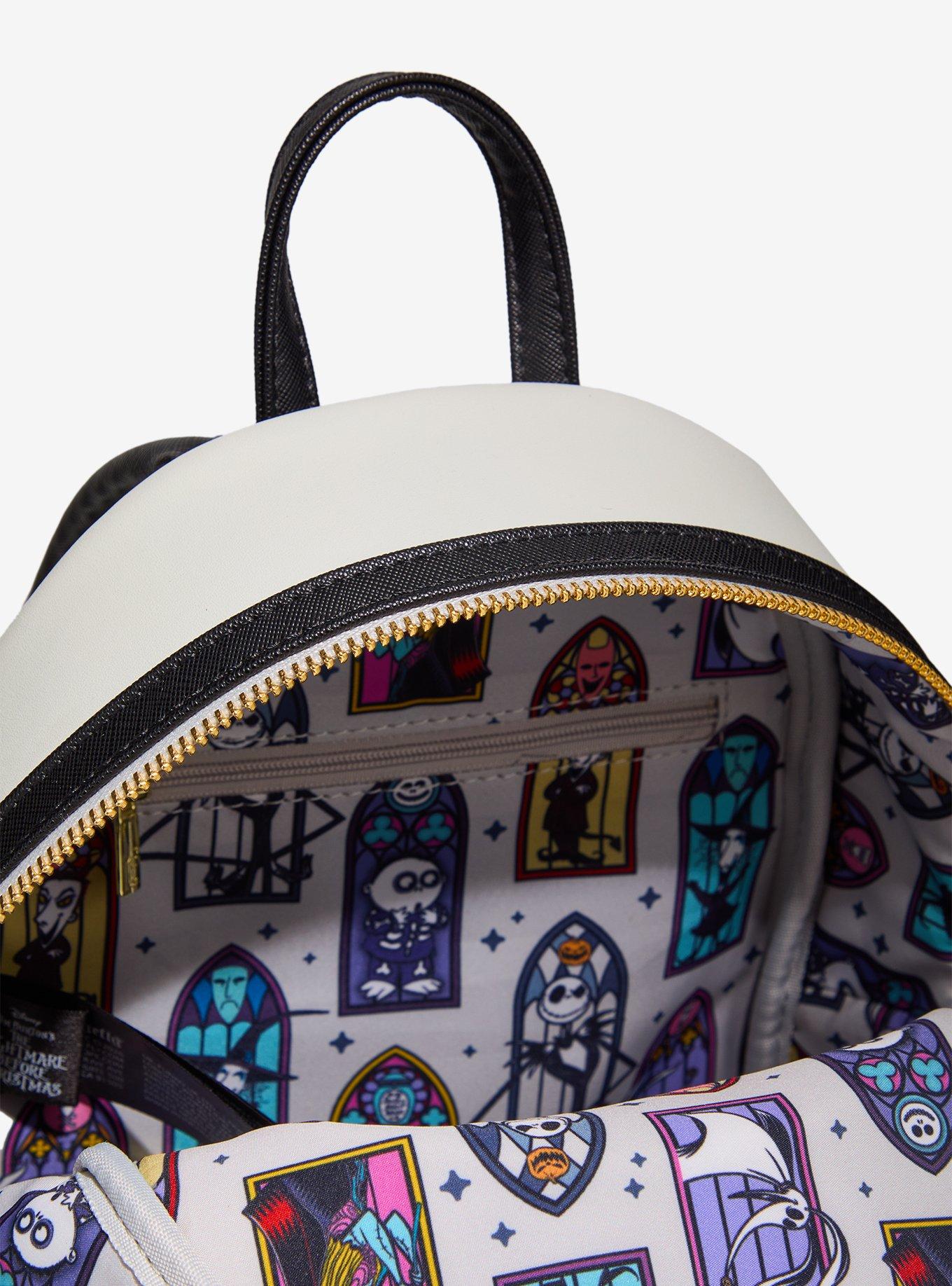 Loungefly Disney The Nightmare Before Christmas Stained Glass Mini Backpack &mdash; BoxLunch Exclusive, , alternate - view 4