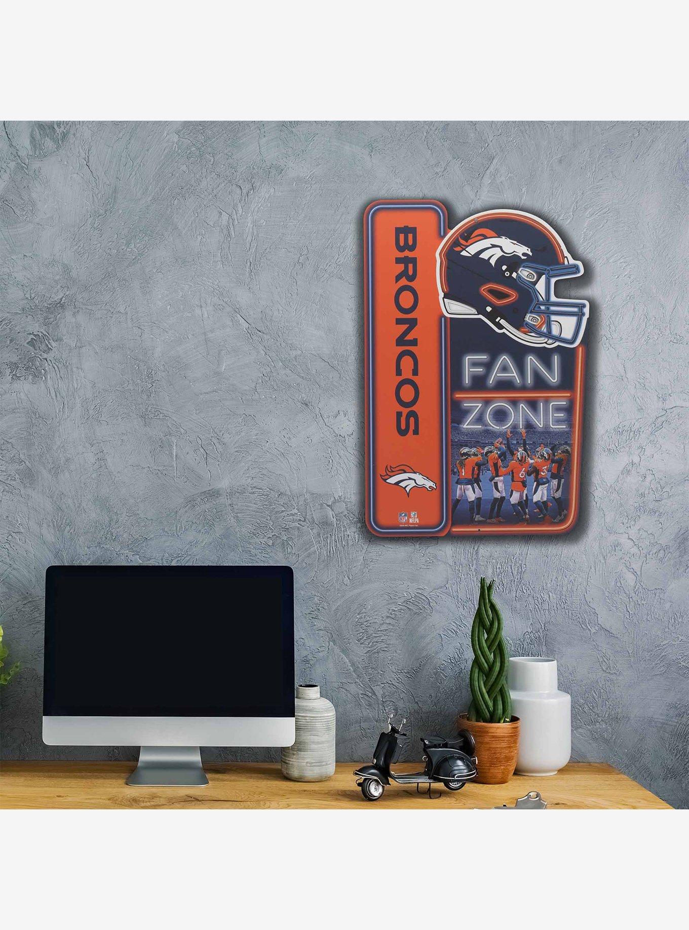 NFL Denver Broncos Fan Zone Metal Sign, , hi-res