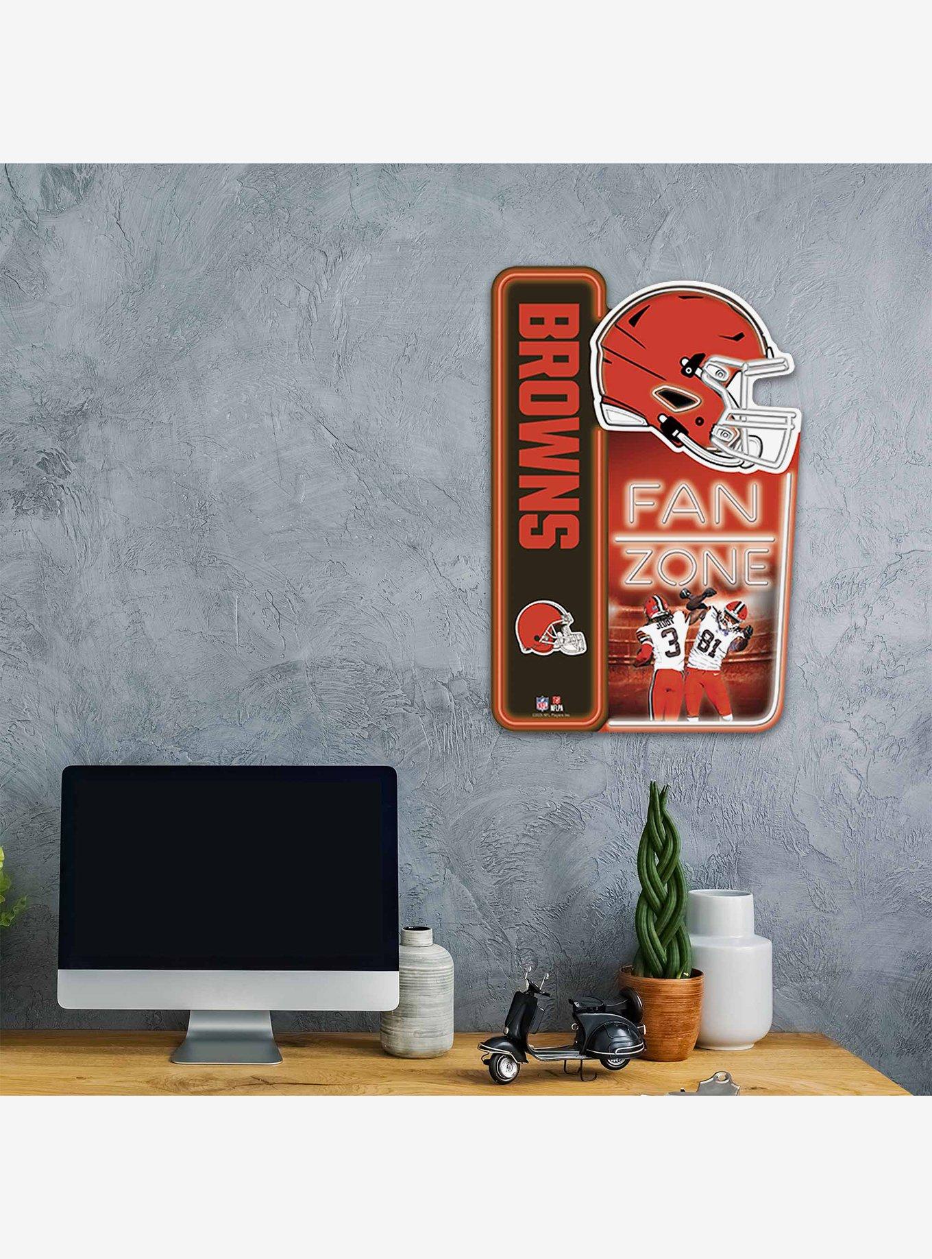 NFL Cleveland Browns X-Metal Fan Zone Sign, , hi-res
