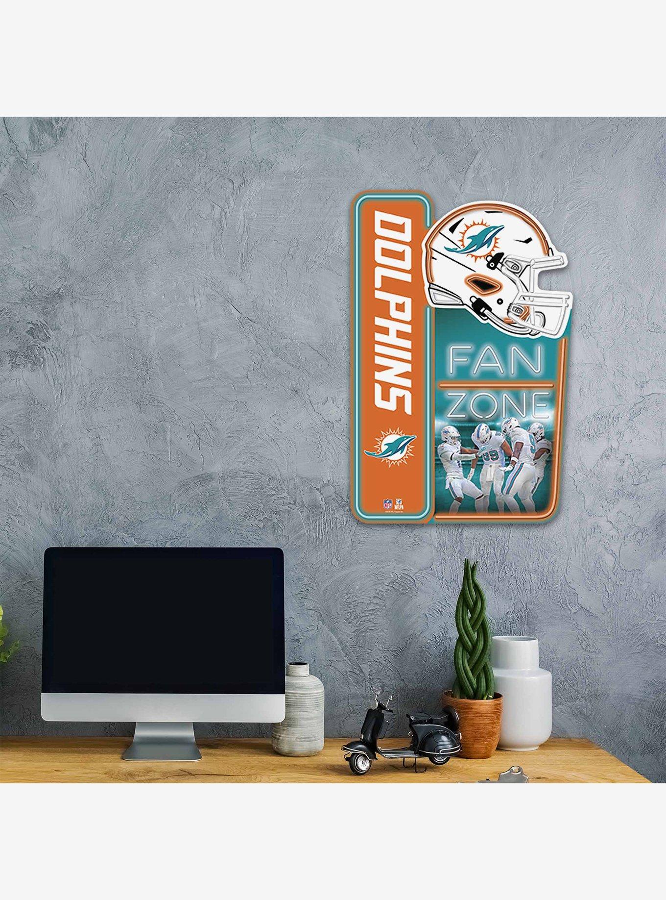 NFL Miami Dolphins X-Metal Fan Zone Sign, , hi-res