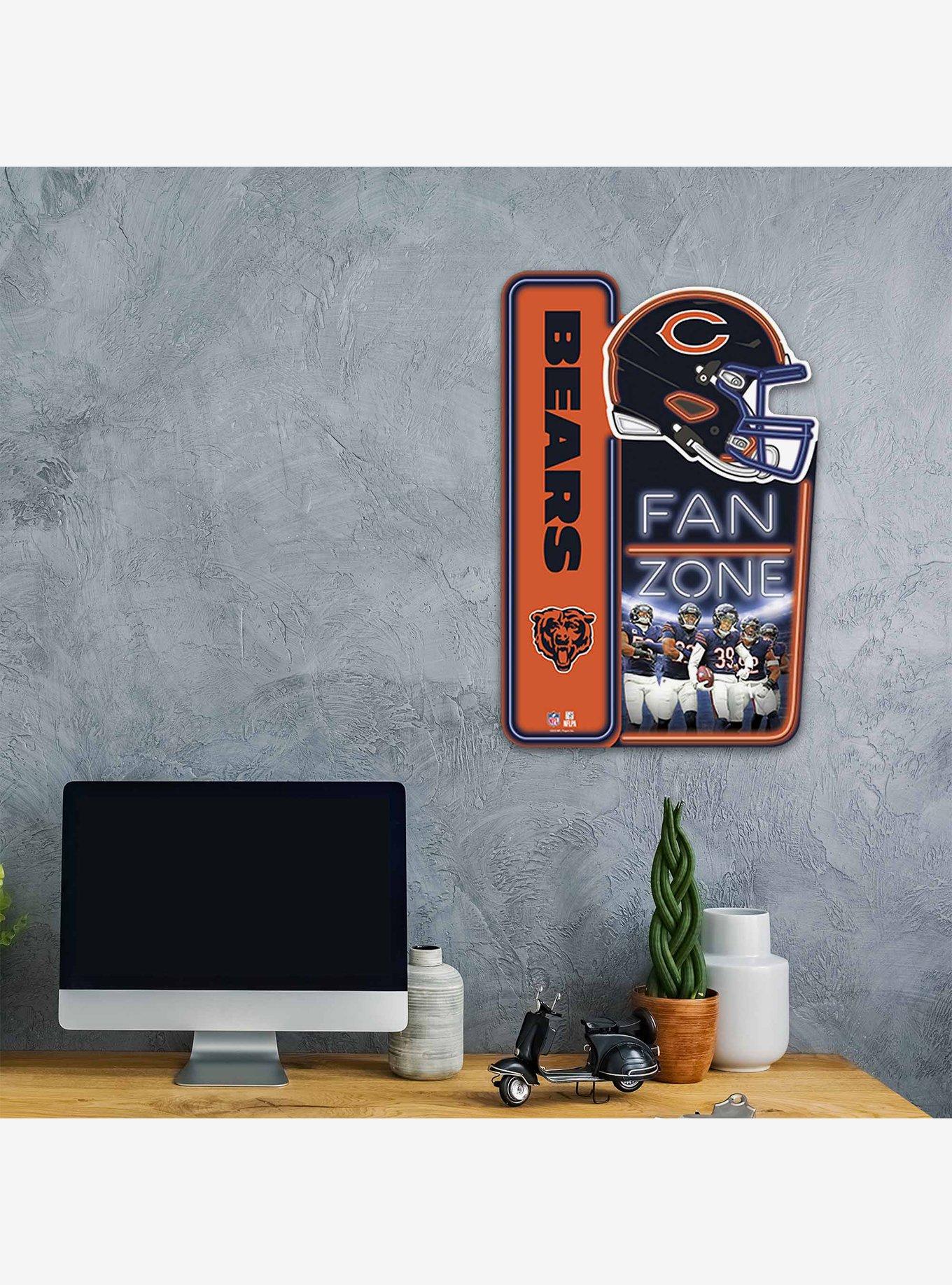 NFL Chicago Bears X-Metal Fan Zone Sign, , hi-res