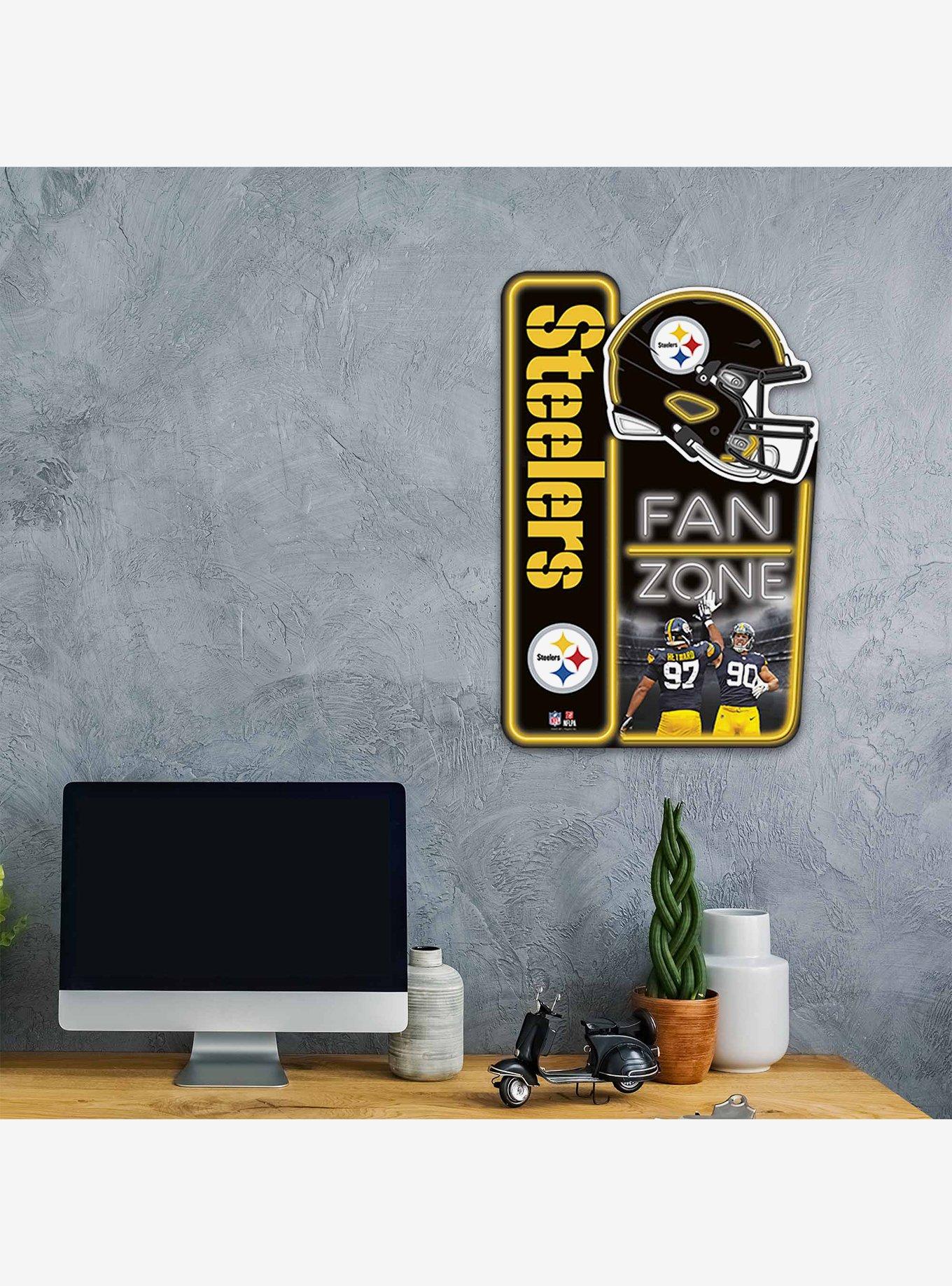 NFL Pittsburgh Steelers X-Metal Fan Zone Sign, , hi-res