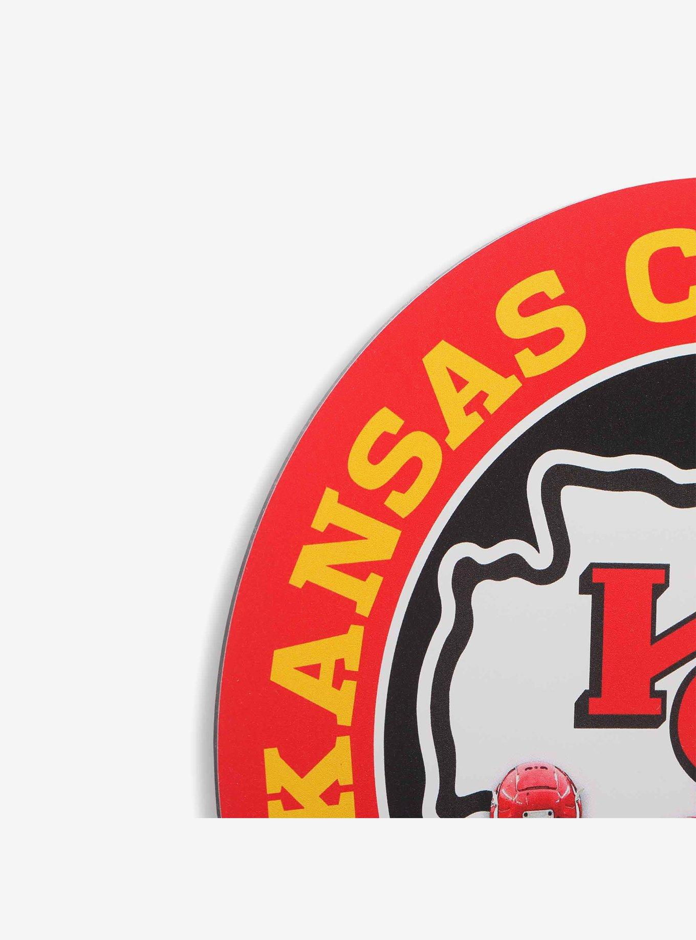 NFL Kansas City Chiefs Gameday Round Metal Sign, , hi-res