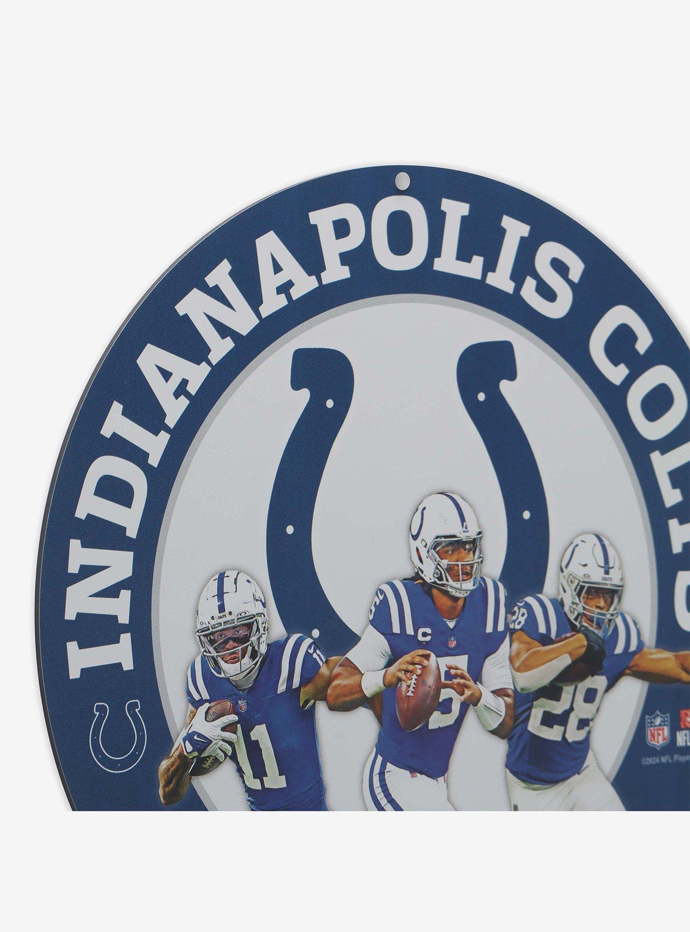NFL Indianapolis Colts Gameday Round Metal Sign, , hi-res