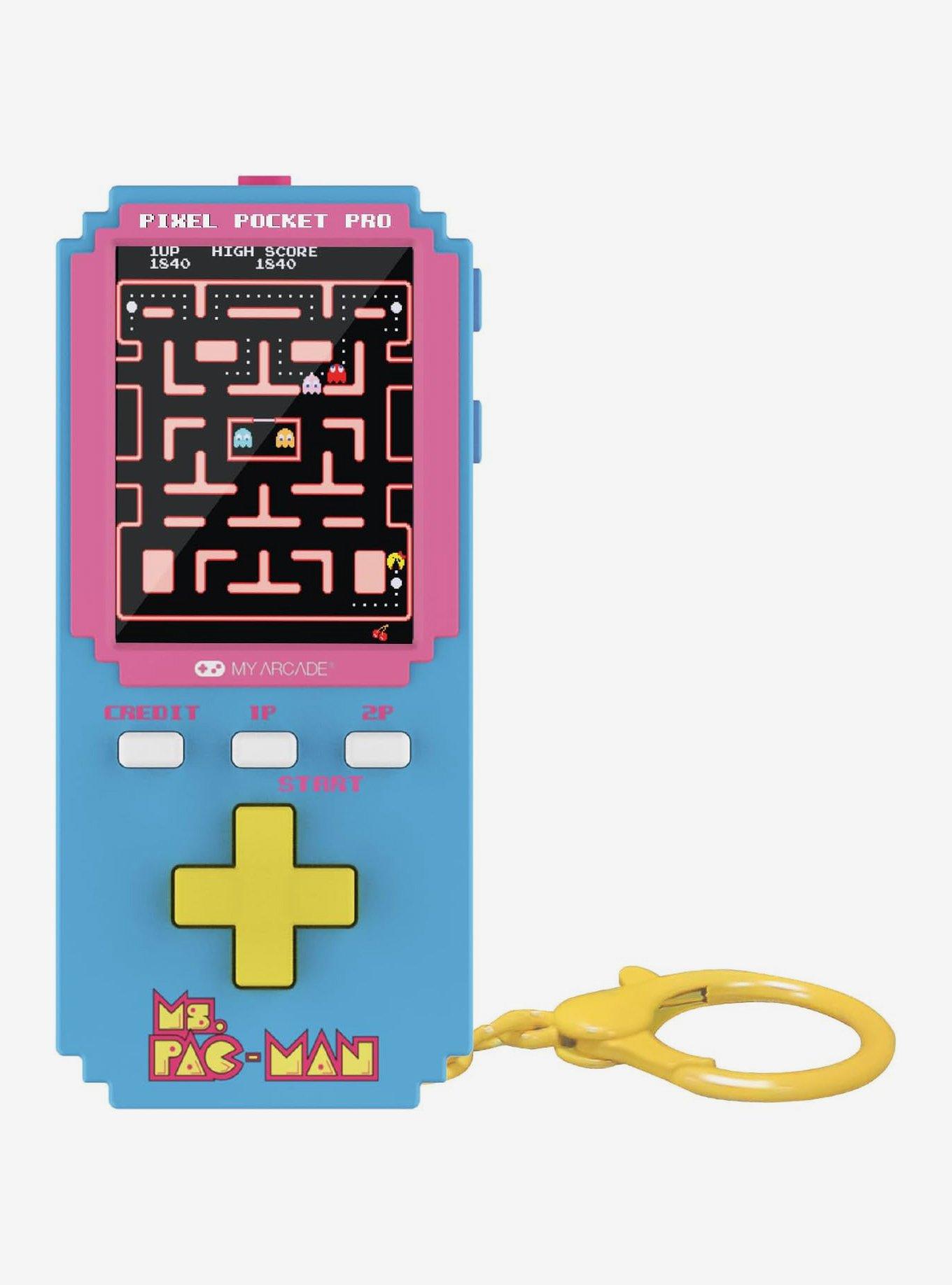 MyArcade DGUNL7131 Ms. Pacman Pixel Pocket Pro Handheld, , hi-res