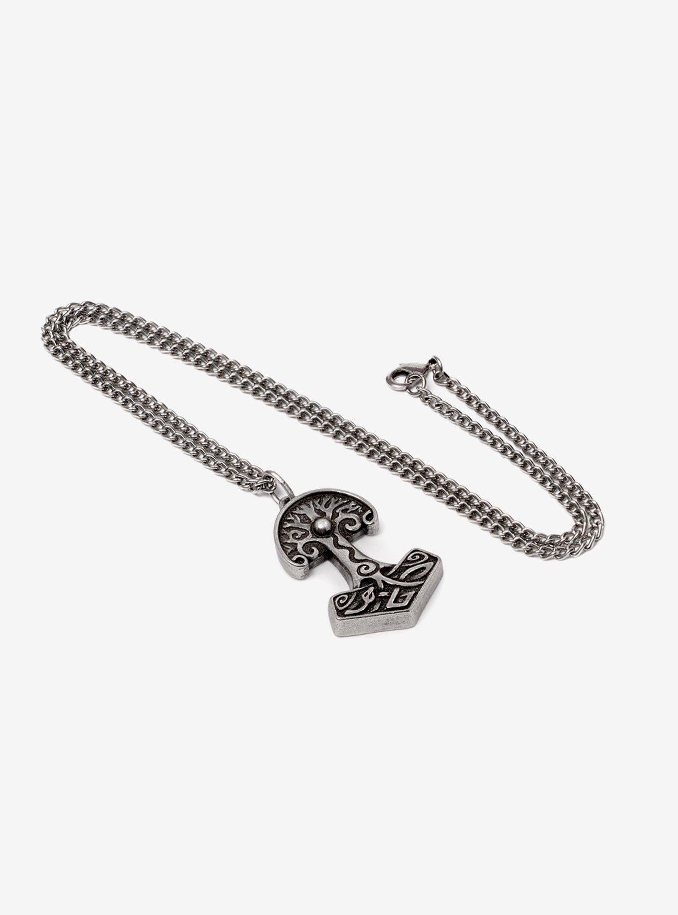 Yggdrsil Viking World Tree Necklace, , hi-res