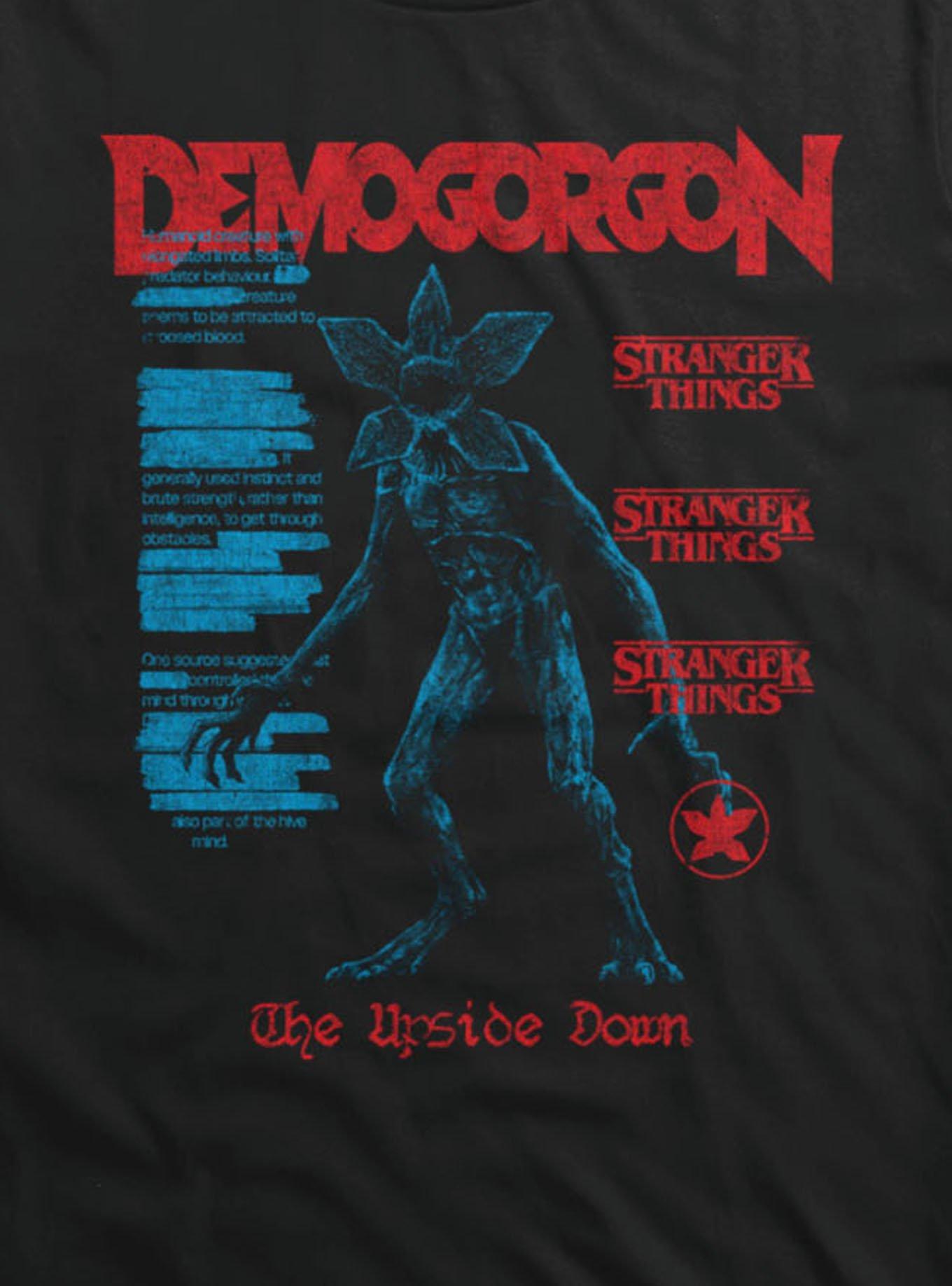 Stranger Things Demogorgon Classified T-Shirt Hot Topic Exclusive, , hi-res