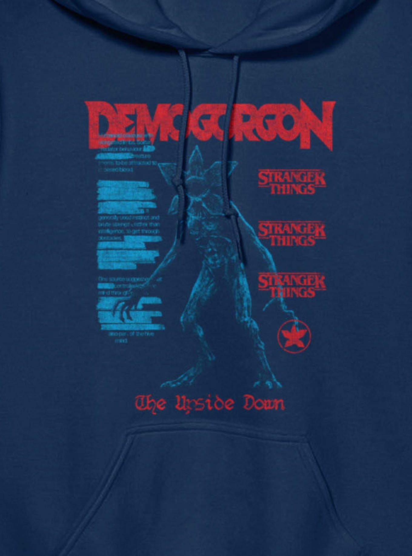 Stranger Things Demogorgon Classified Hoodie Hot Topic Exclusive, , hi-res