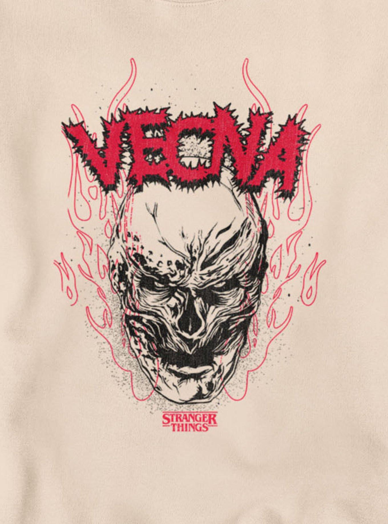 Stranger Things Vecna Flame Face Sweatshirt Hot Topic Exclusive, , hi-res