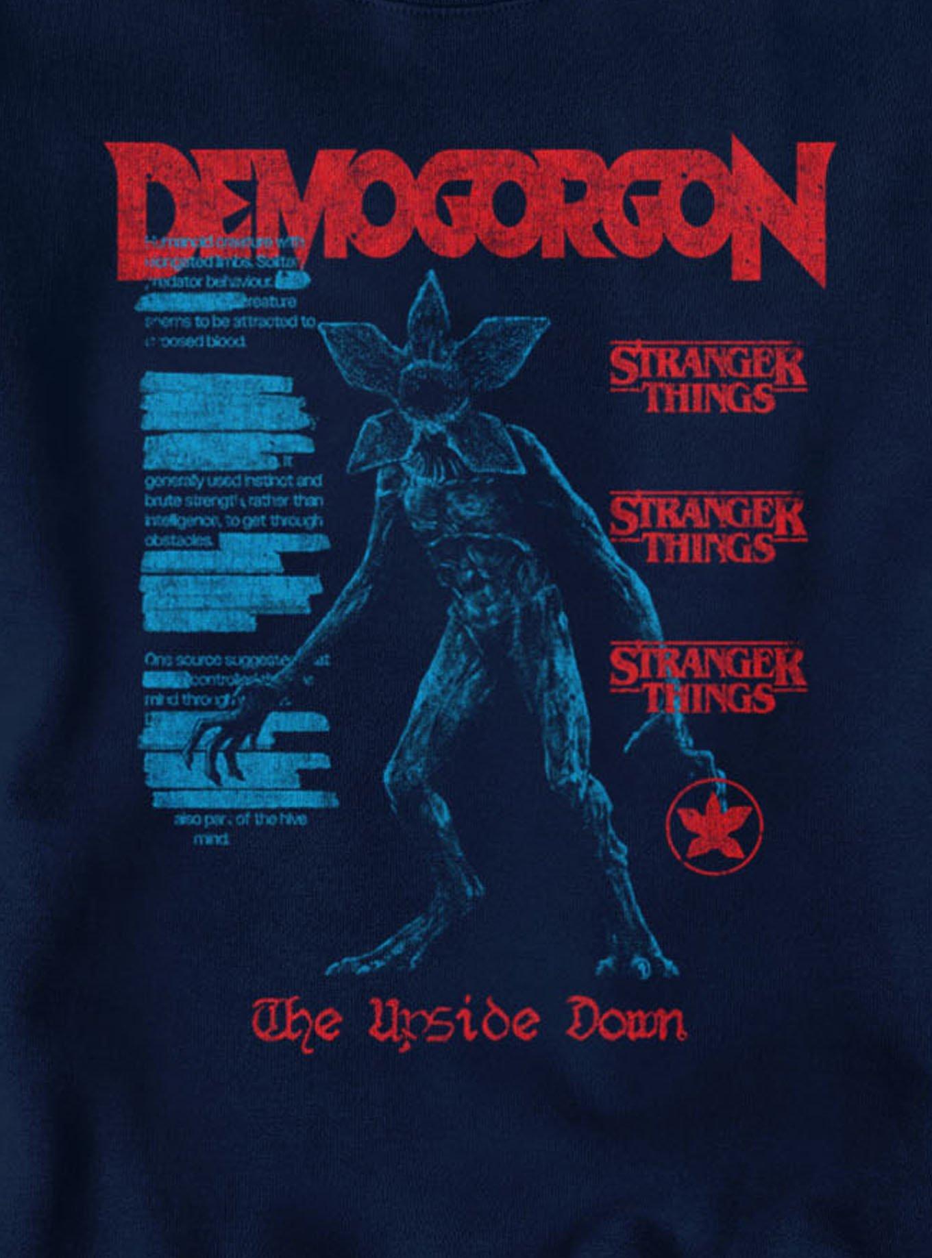 Stranger Things Demogorgon Classified Sweatshirt Hot Topic Exclusive, , hi-res