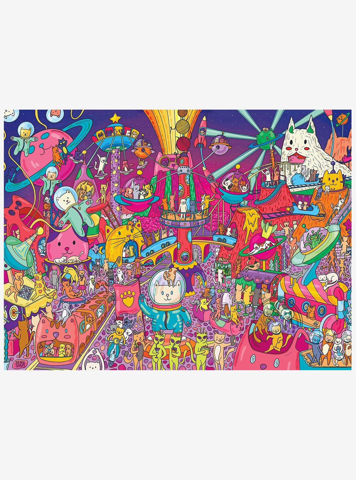 Cosmic Park Catopia Puzzle, , alternate