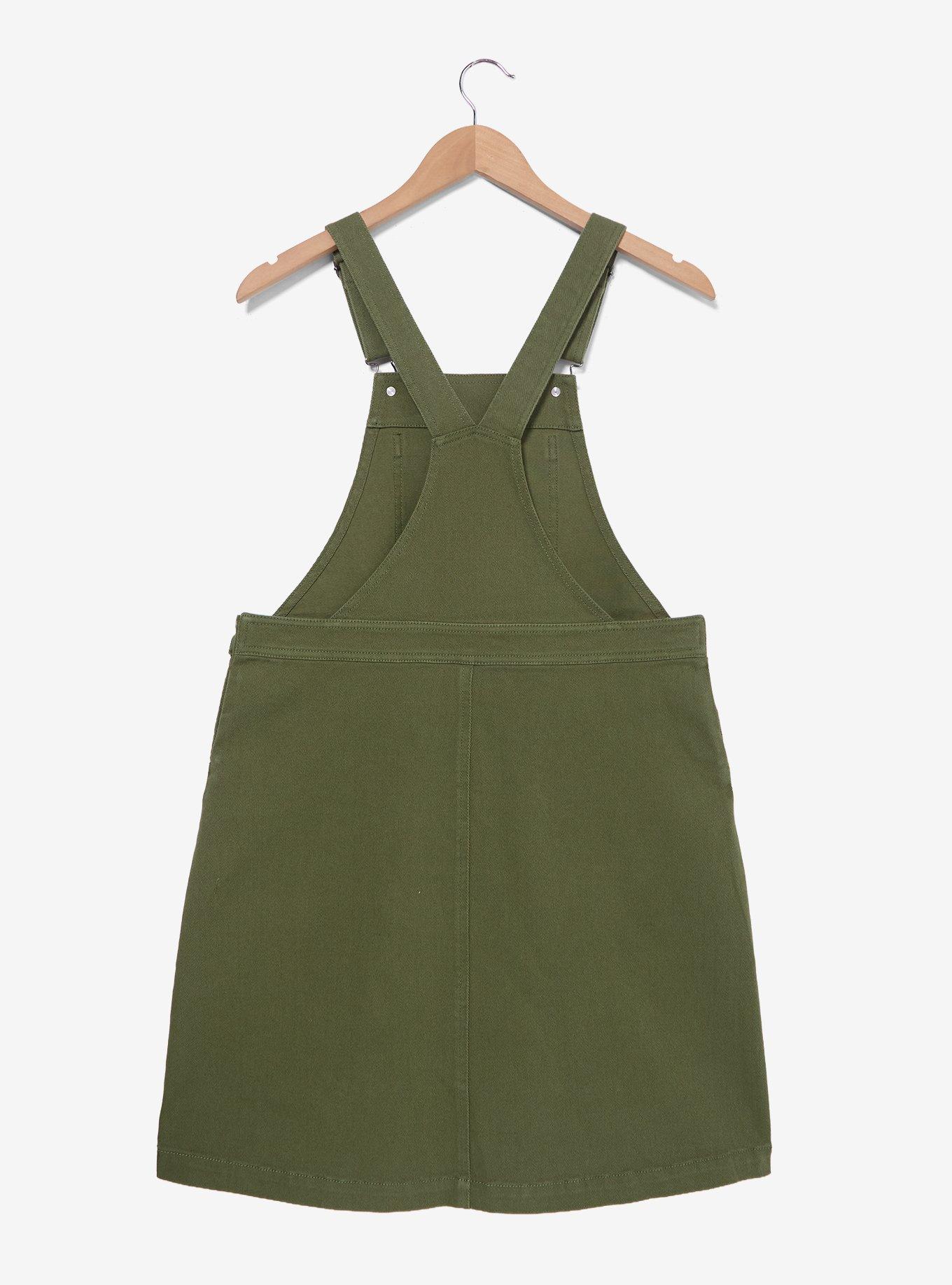 Jurassic Park Embroidered Patches Overall Dress, , hi-res