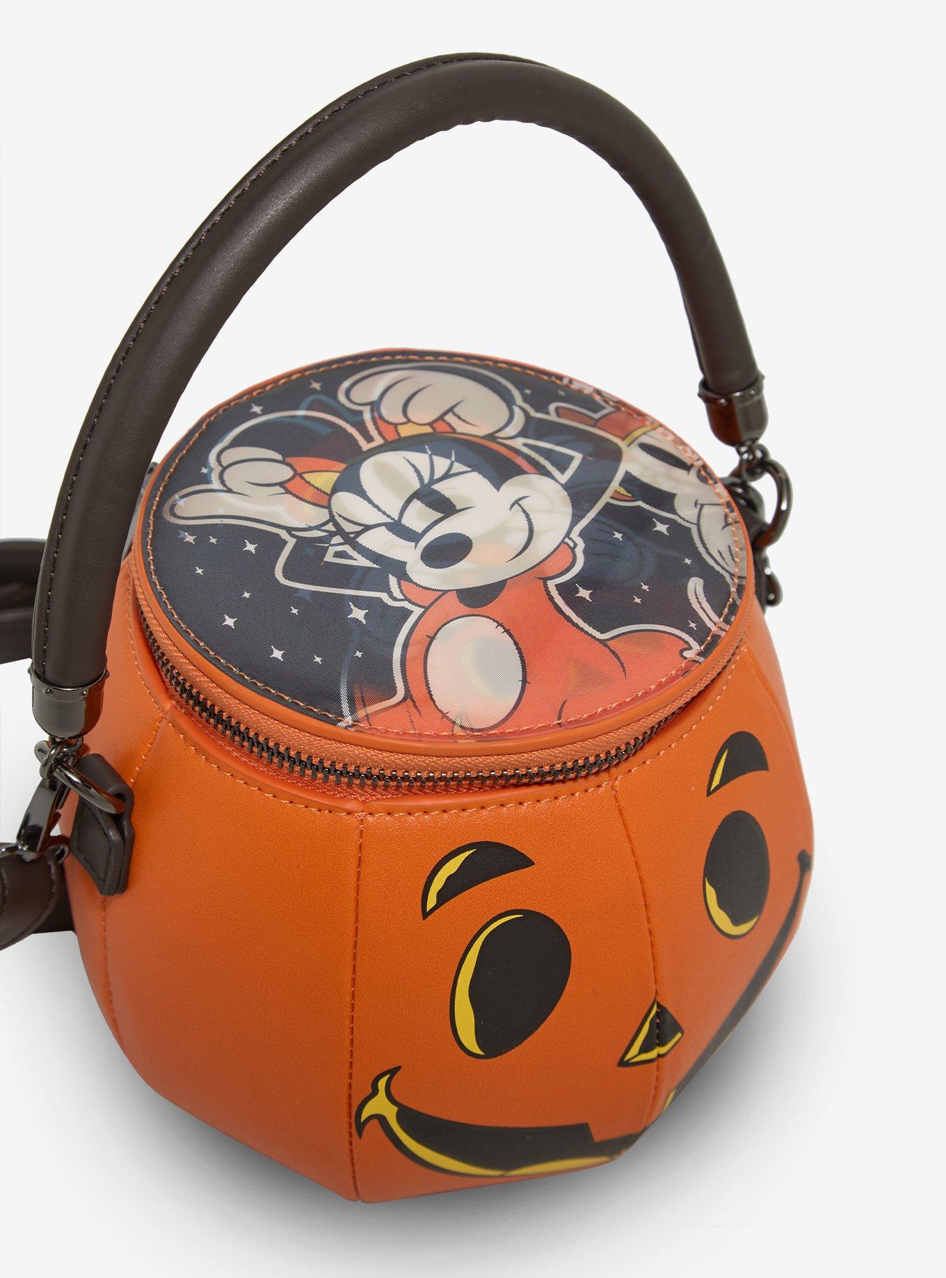 Loungefly Disney Mickey & Minnie Lenticular Figural Pumpkin Crossbody Bag - BoxLunch Exclusive, , alternate - view 3