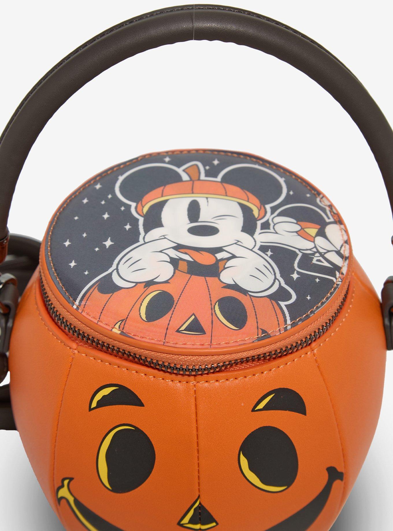 Loungefly Disney Mickey & Minnie Lenticular Figural Pumpkin Crossbody Bag - BoxLunch Exclusive, , alternate - view 4