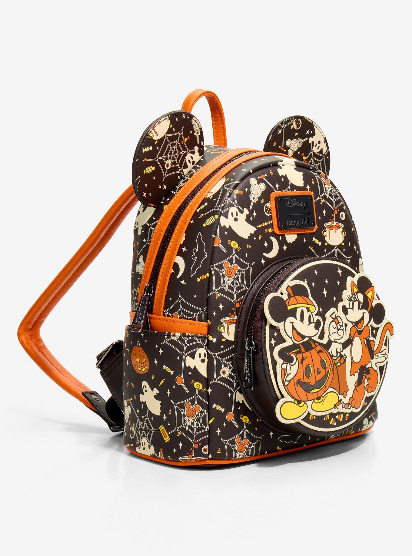 Loungefly Disney Mickey & Minnie Halloween Costumes Glow-in-the-Dark Mini Backpack - BoxLunch Exclusive, , alternate - view 3