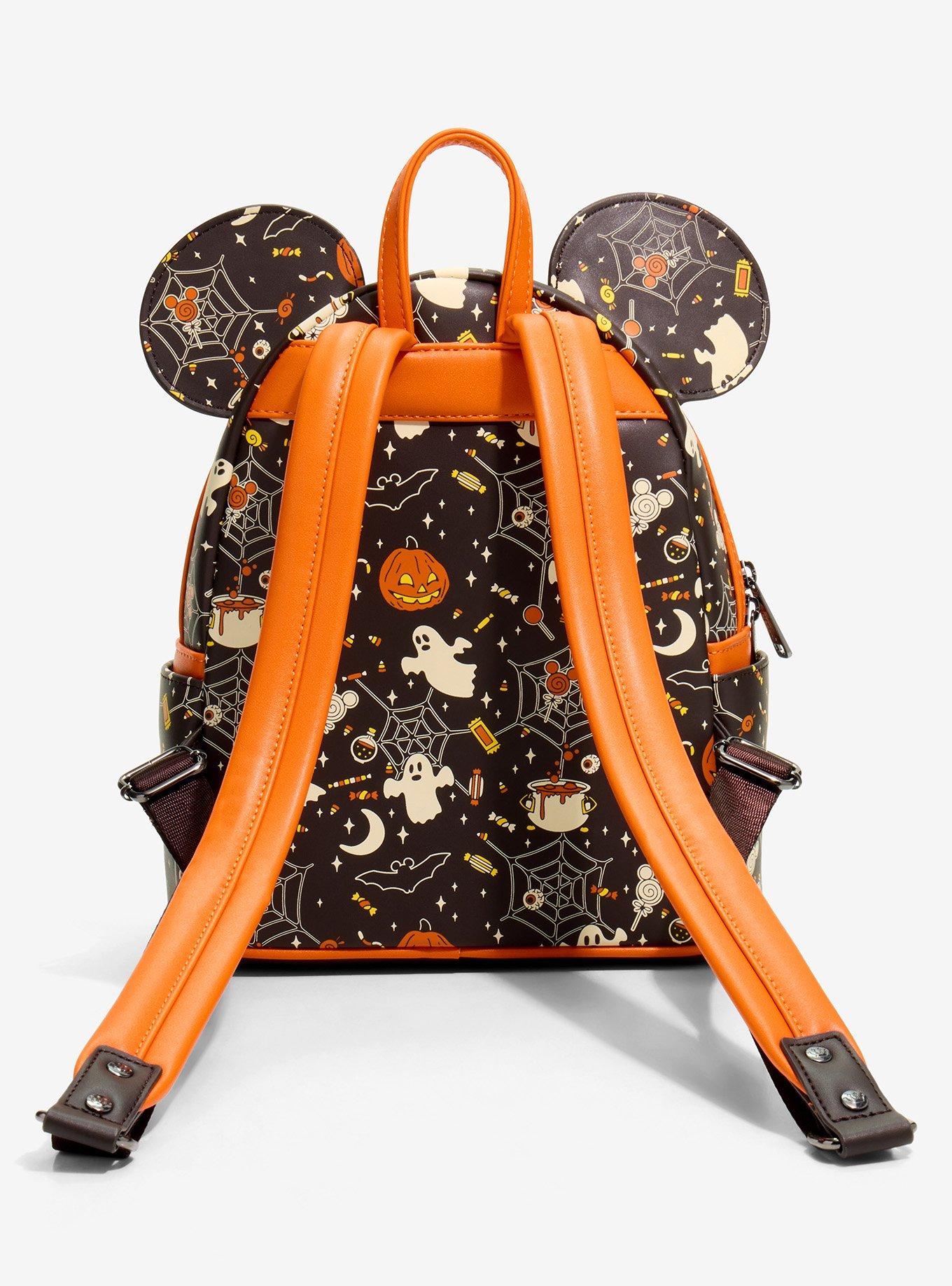 Loungefly Disney Mickey & Minnie Halloween Costumes Glow-in-the-Dark Mini Backpack - BoxLunch Exclusive, , alternate - view 4