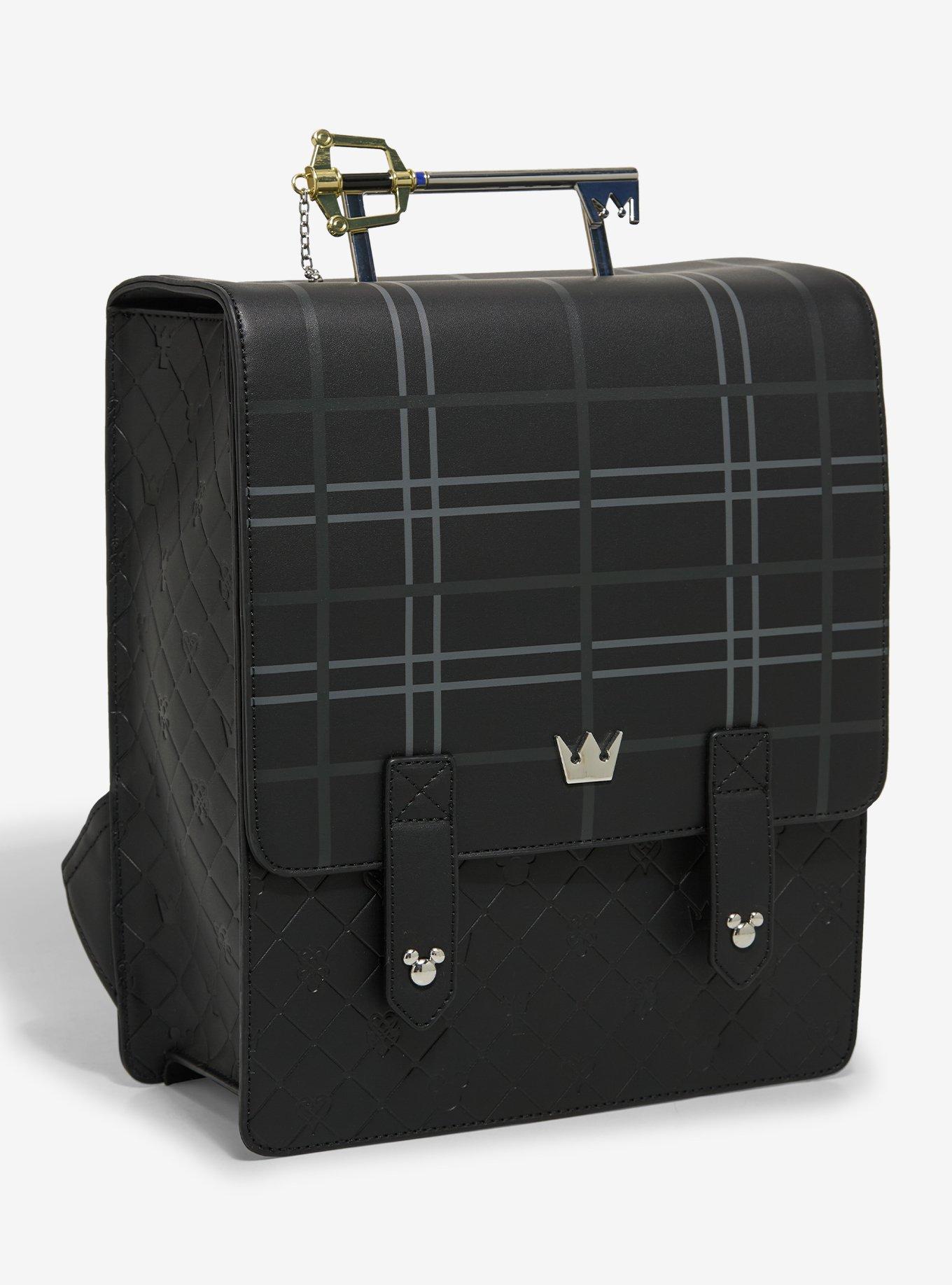 Loungefly Disney Kingdom Hearts Plaid Keyblade Mini Backpack - BoxLunch Exclusive, , alternate - view 2