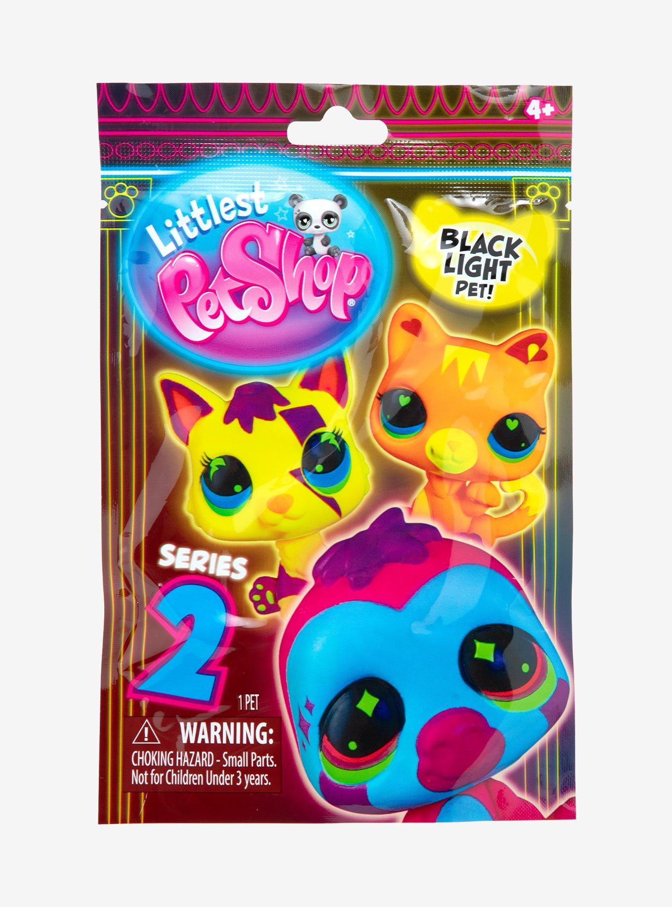 Littlest Pet Shop Series 2 Blind Bag Black Light Figure, , alternate