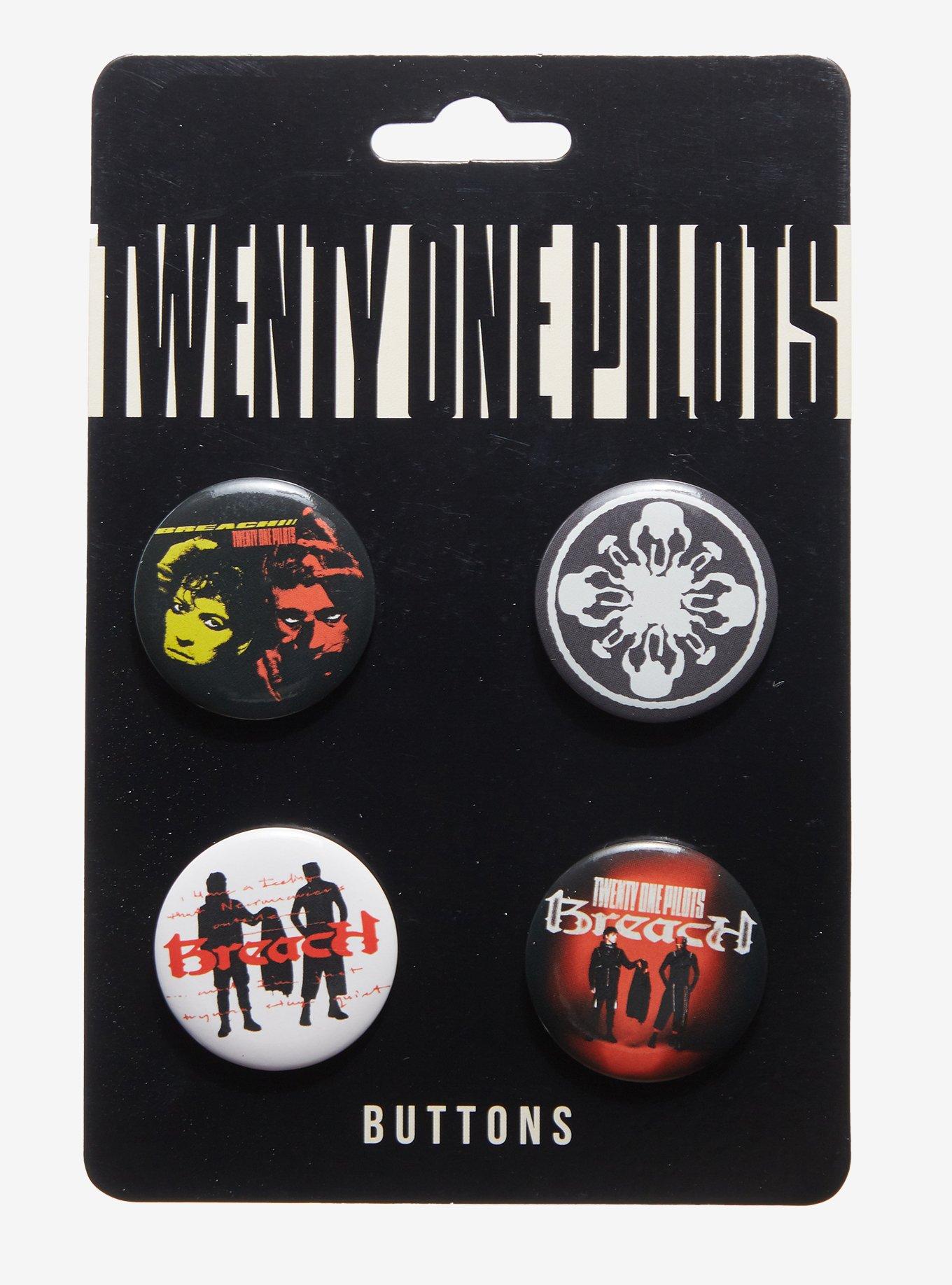 Twenty One Pilots Breach Button Set, , hi-res