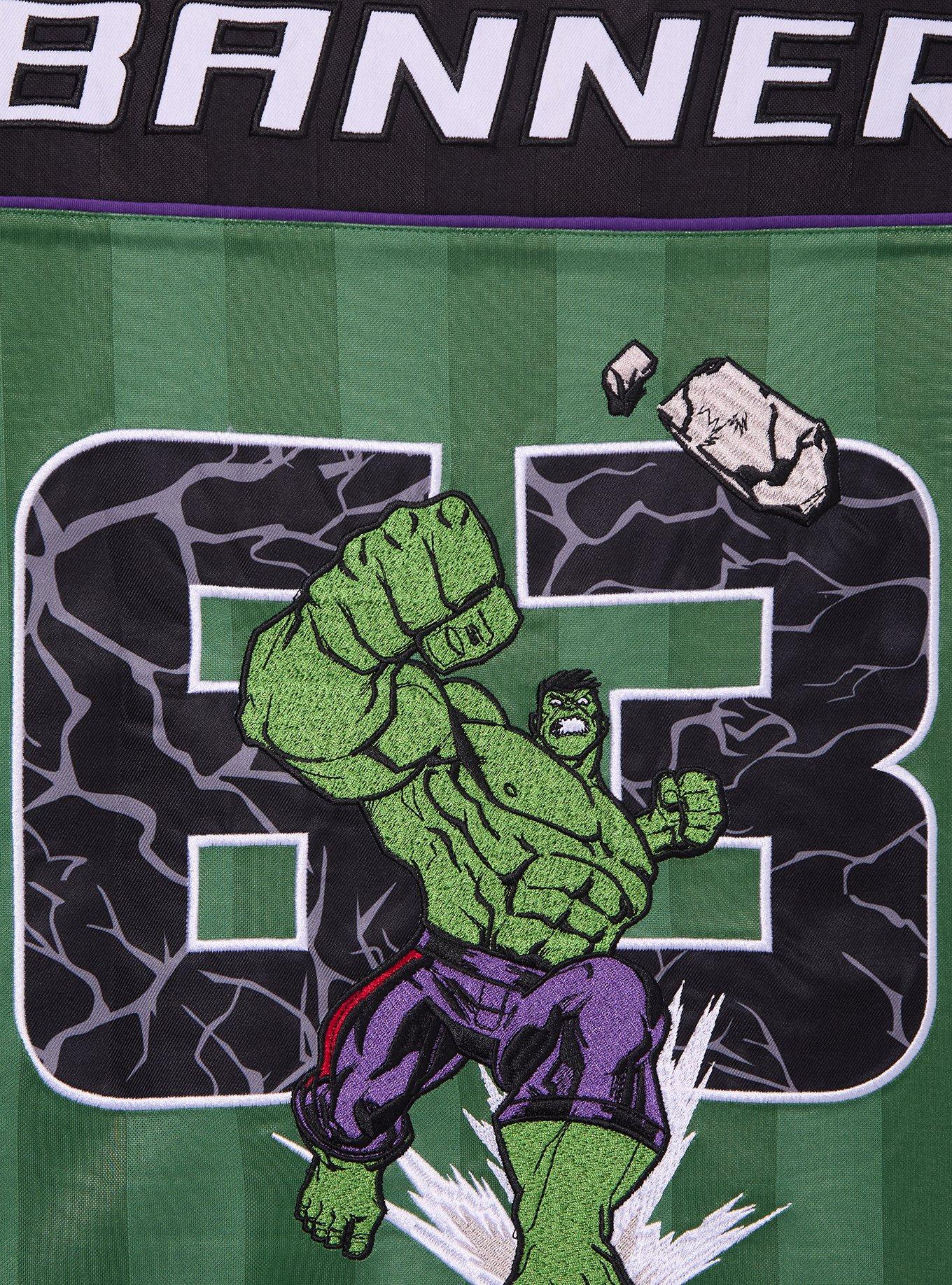 Marvel Avengers Hulk Football Jersey  &mdash; BoxLunch Exclusive, GREEN, alternate - view 4