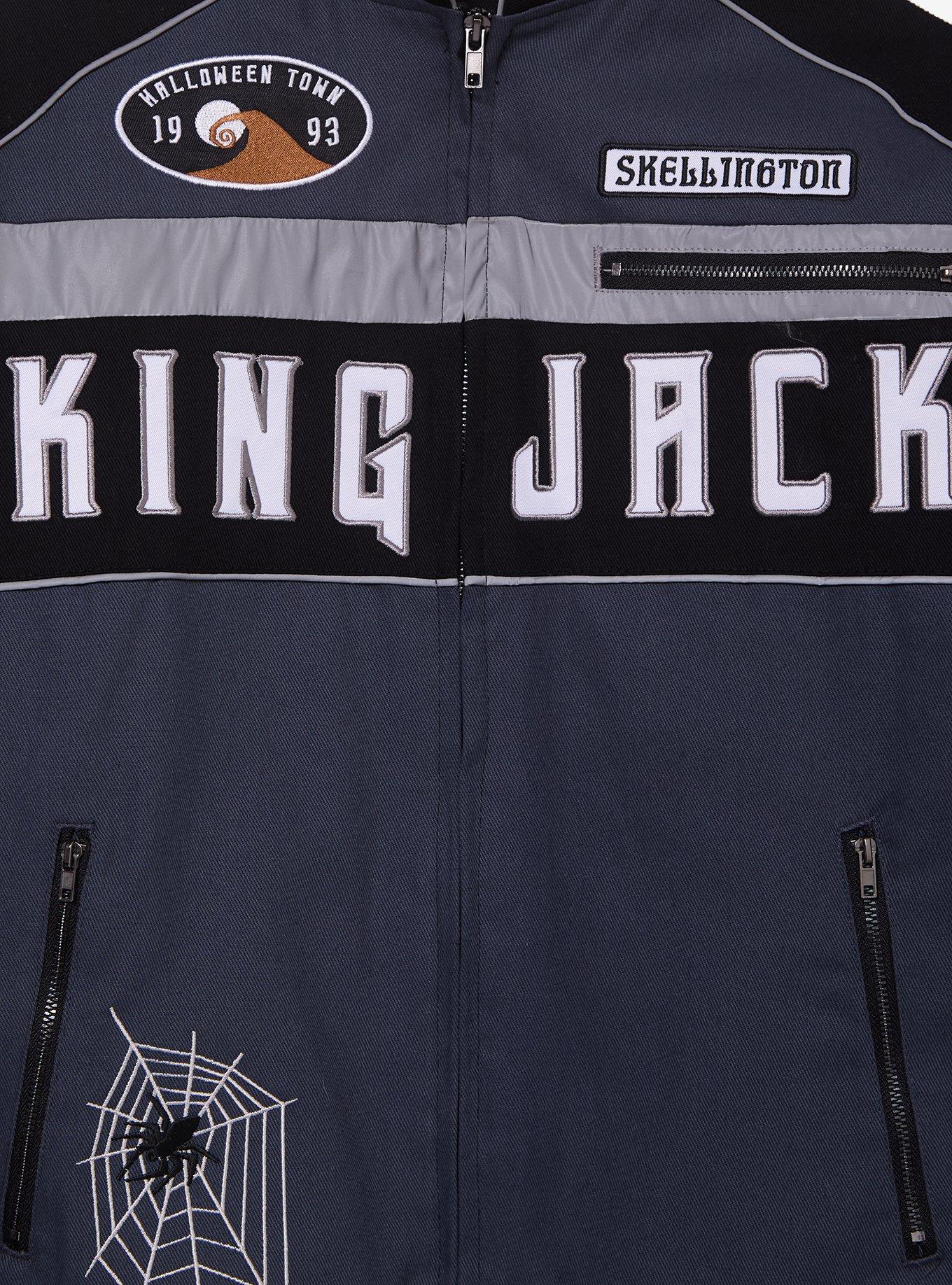 Disney The Nightmare Before Christmas Jack Sekllington Moto Jacket - BoxLunch Exclusive, BLACK, alternate - view 5