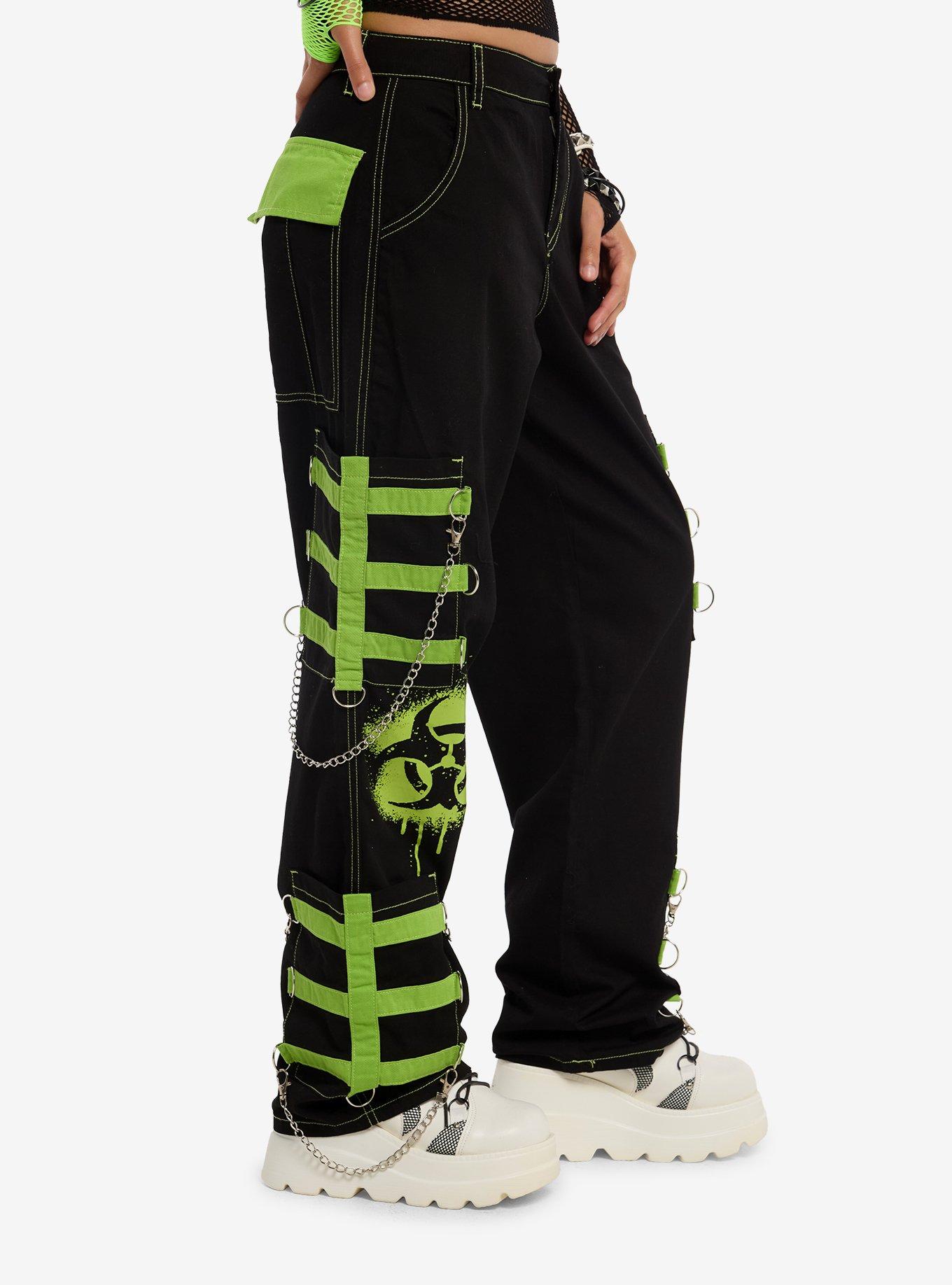 Social Collision Neon Biohazard Carpenter Pants, MULTI, alternate - view 4