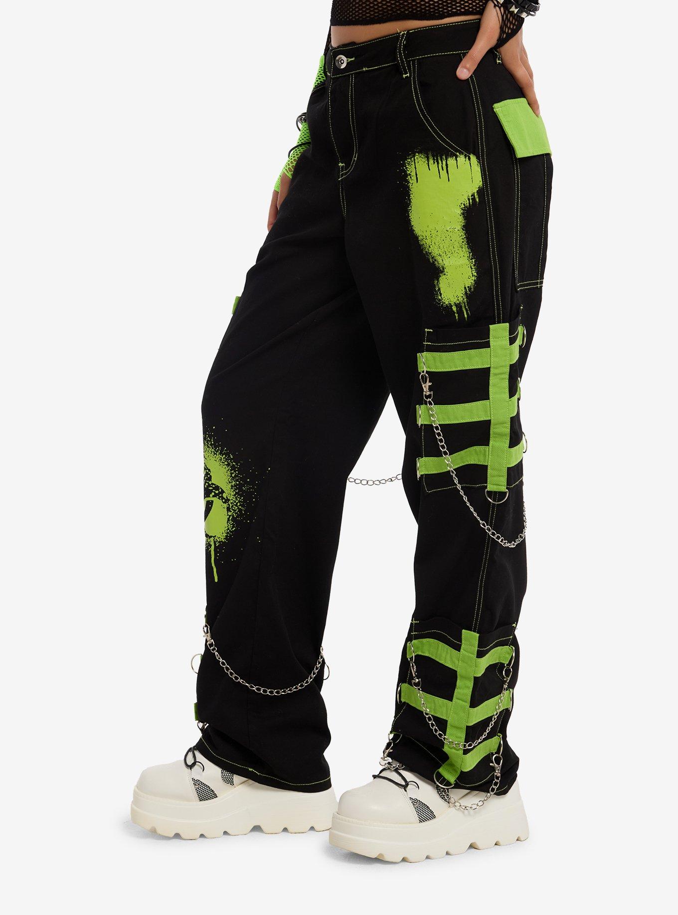 Social Collision Neon Biohazard Carpenter Pants, MULTI, alternate - view 5
