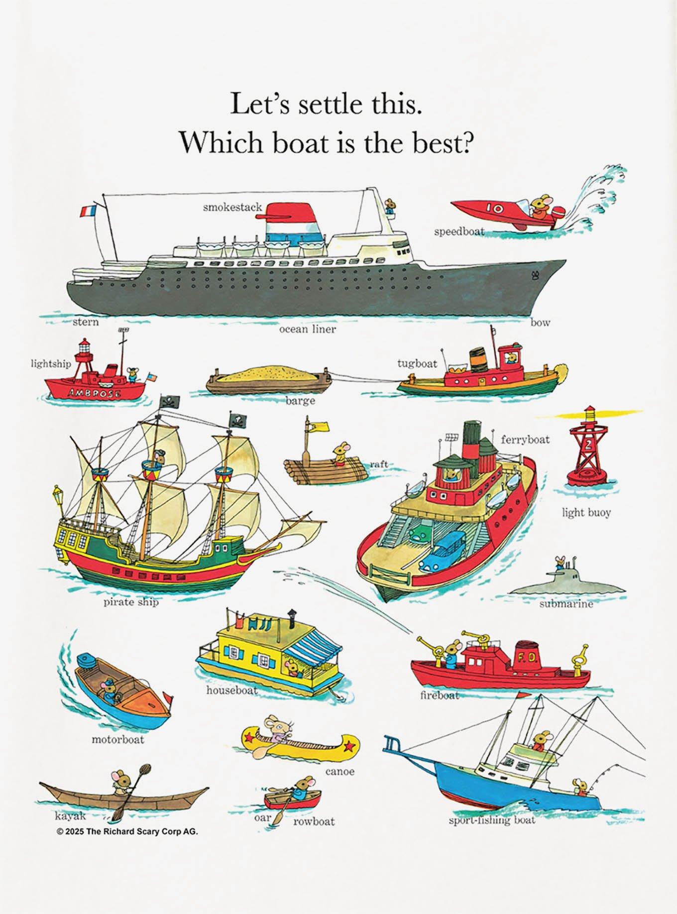 Richard Scarry Best Boat T-Shirt, , hi-res