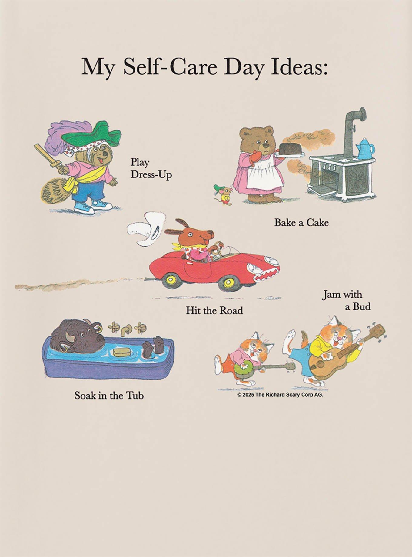 Richard Scarry Self Care Ideas T-Shirt, , hi-res