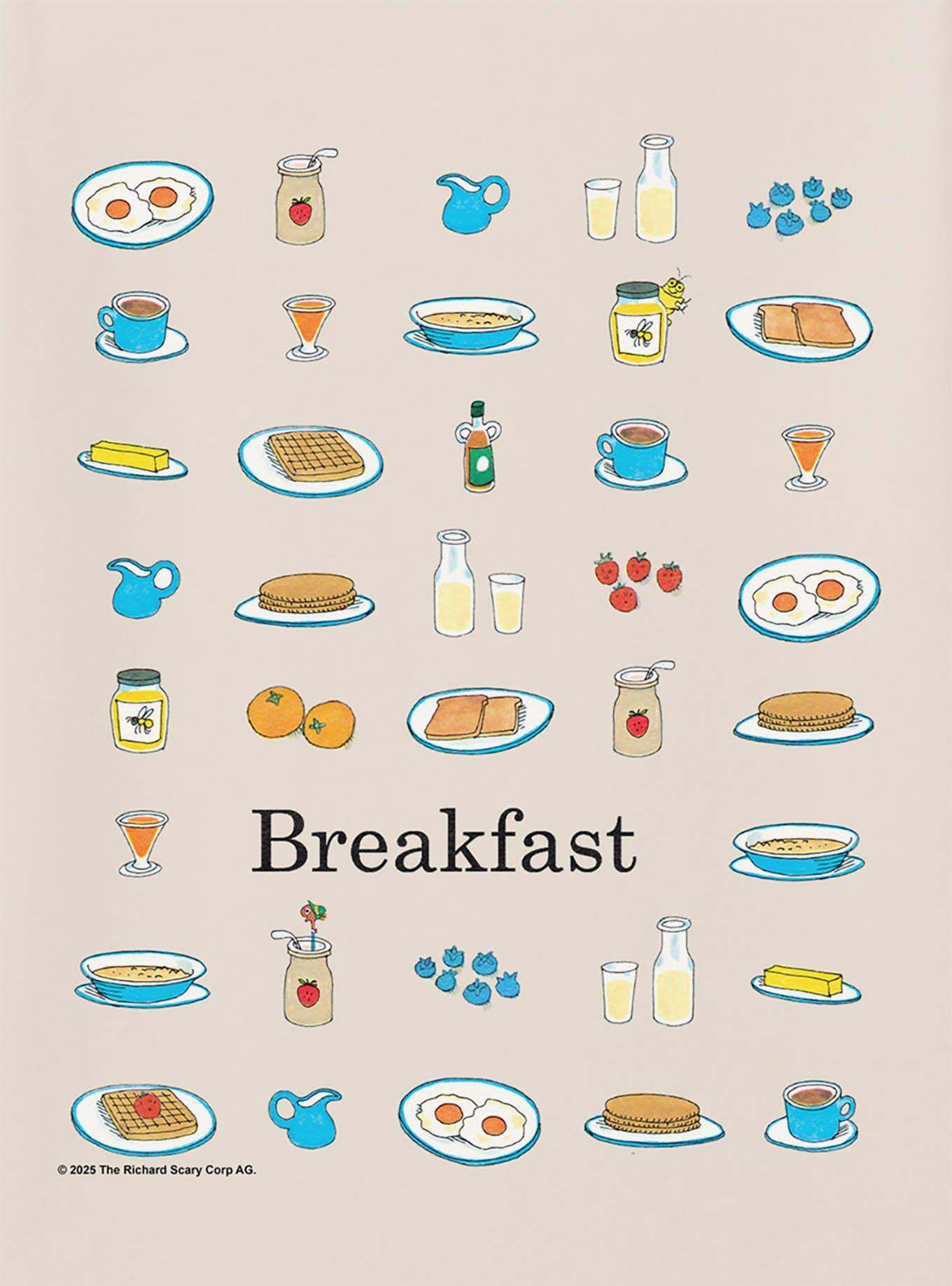 Richard Scarry Breakfast Options T-Shirt, IVORY, alternate