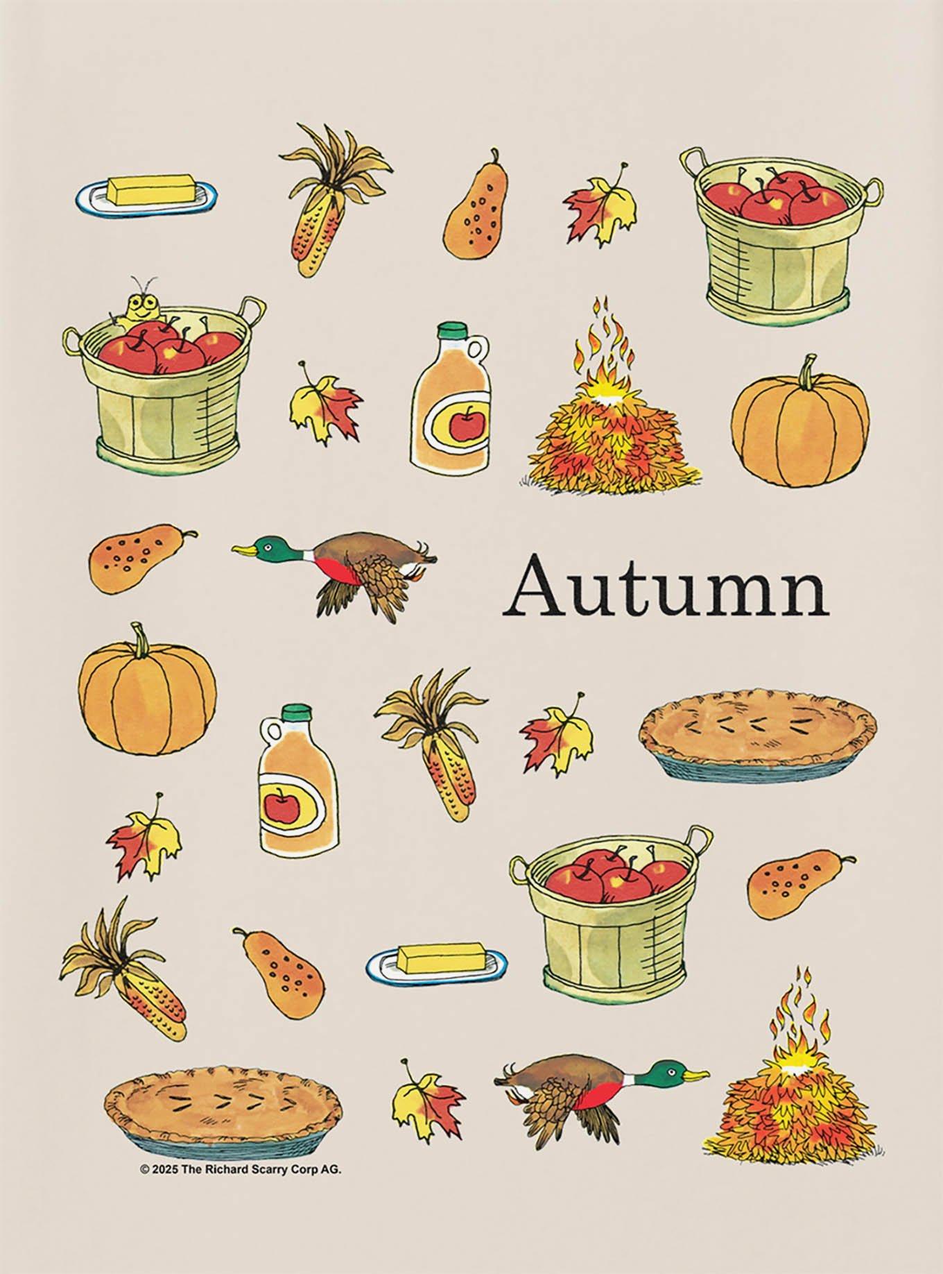Richard Scarry Autumn Vibes T-Shirt, , hi-res